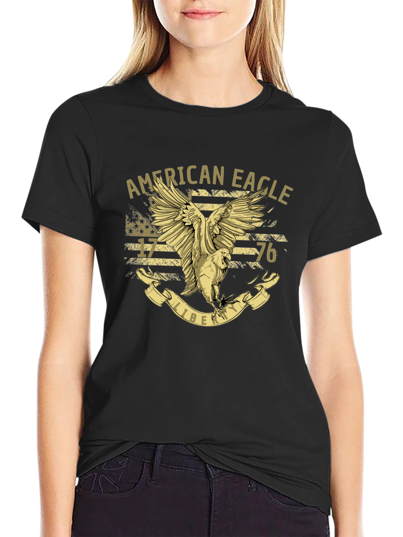 American Eagle Liberty Graphic T-Shirt