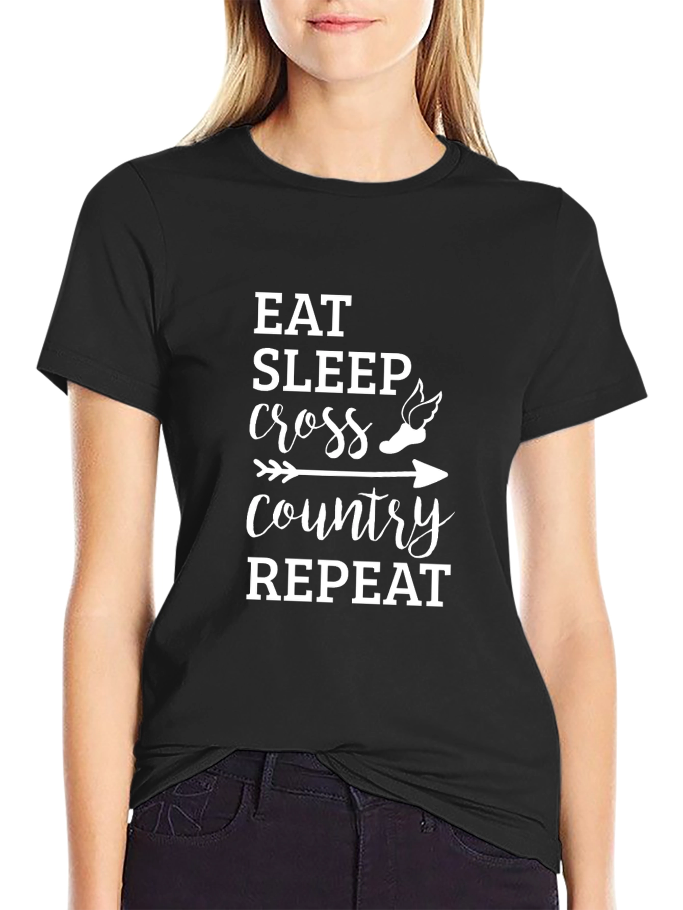 Eat Sleep Cross Country Repeat T-Shirt