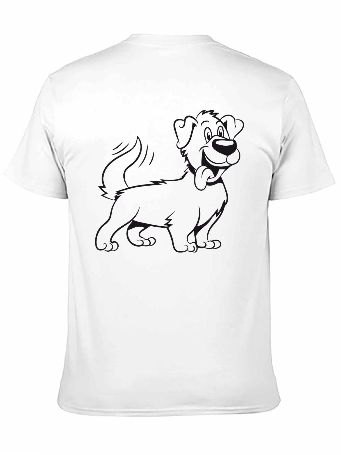 Mens Black Graphic Tee - Casual Style