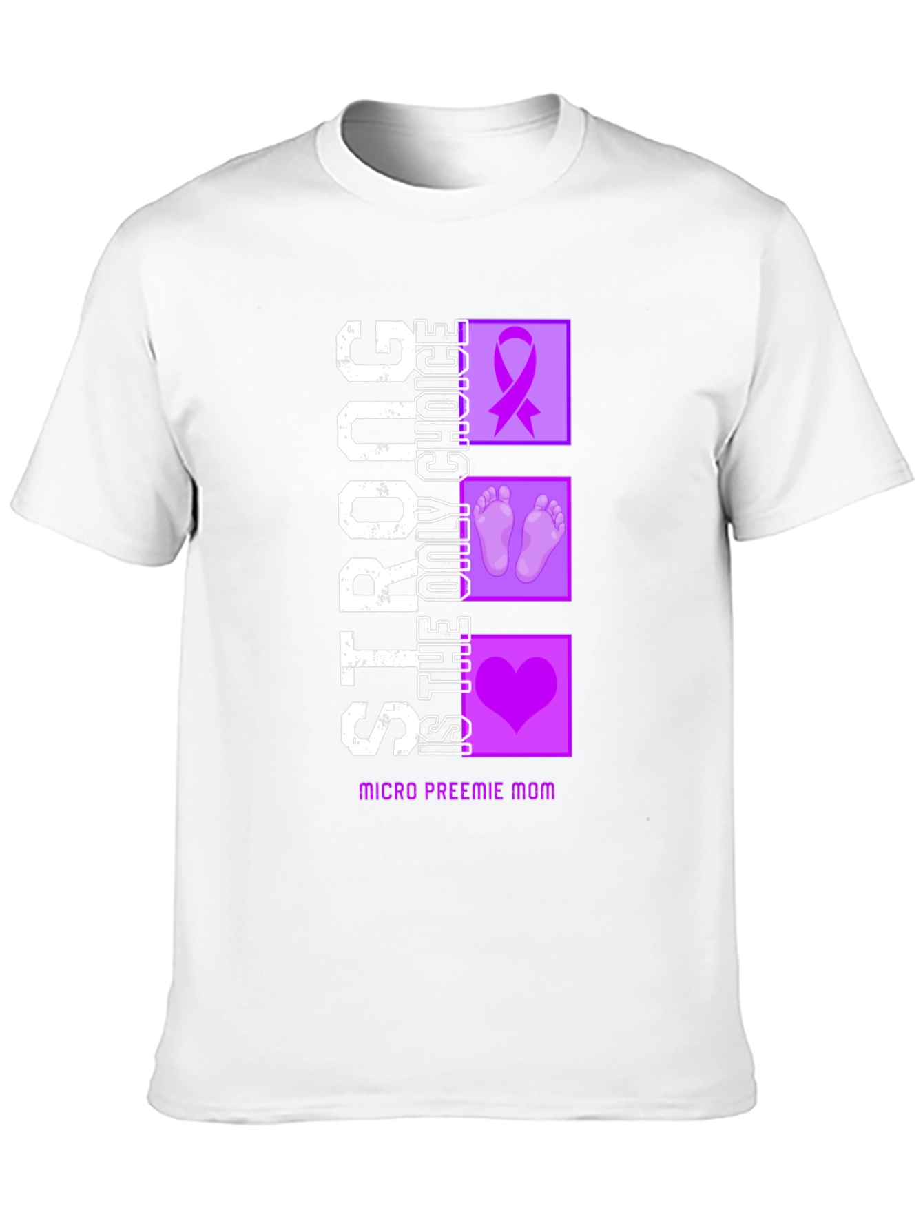 Strong Micro Preemie Mom Graphic Tee
