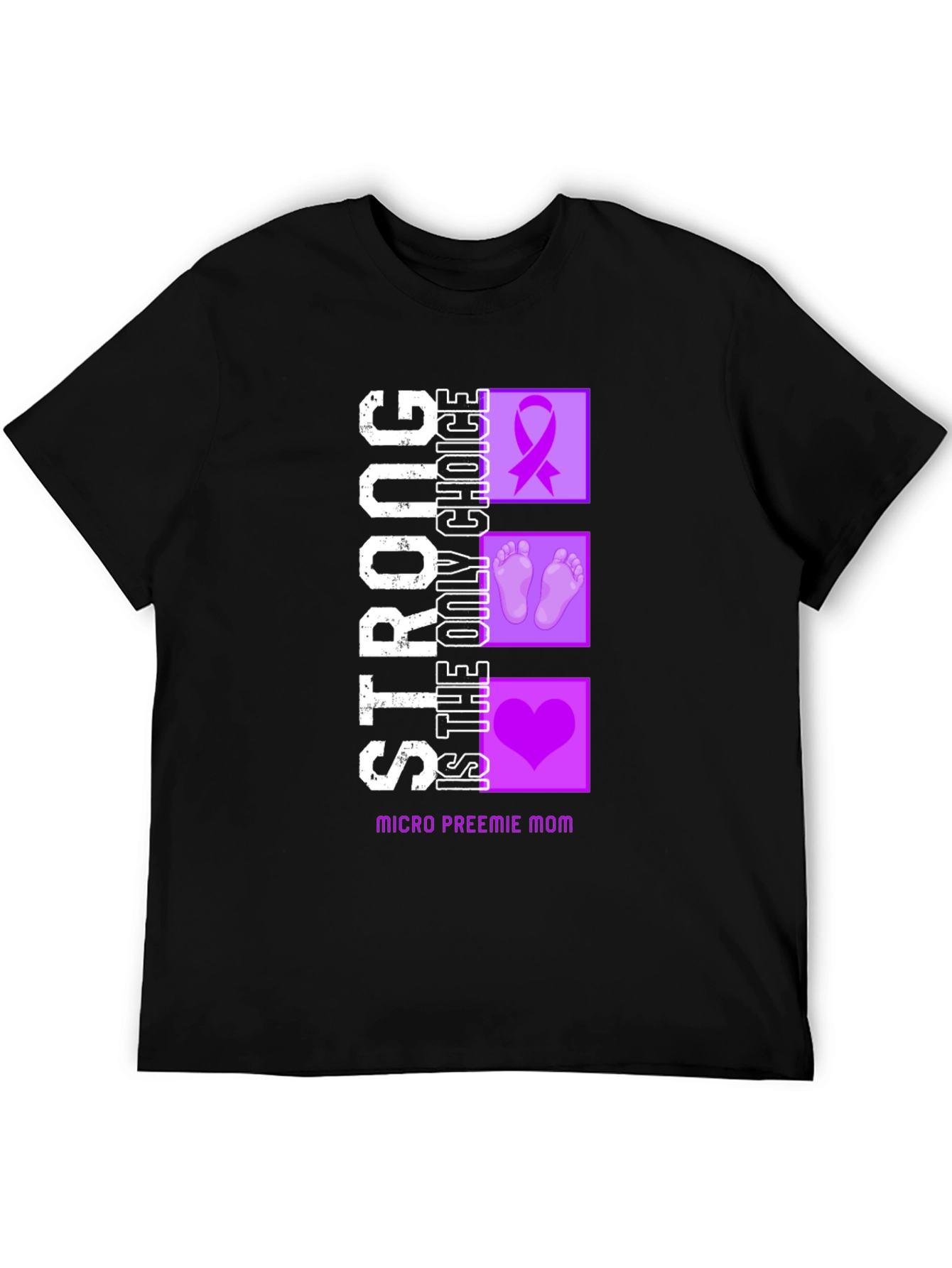 Strong Micro Preemie Mom Graphic Tee