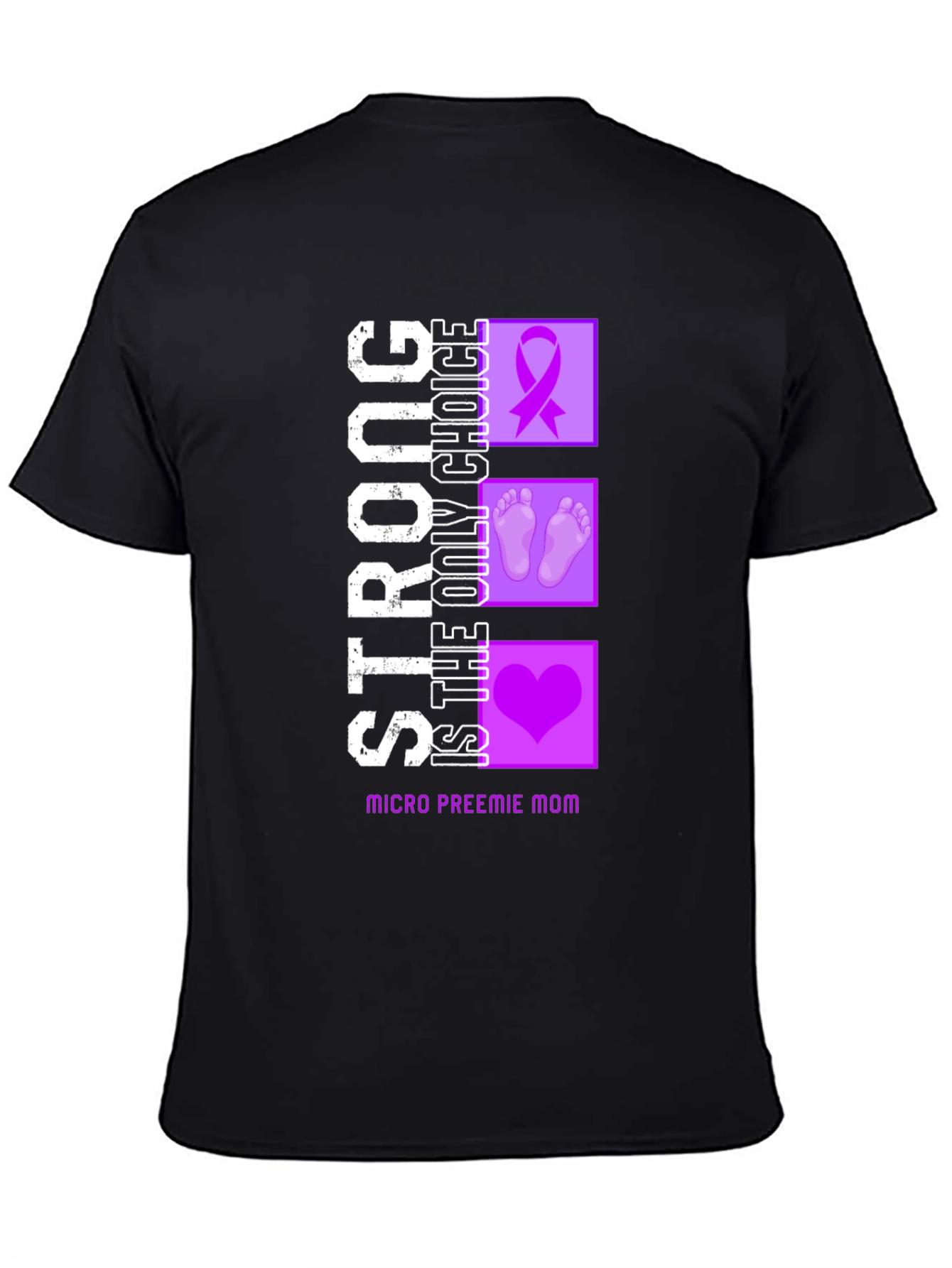 Strong Micro Preemie Mom Graphic Tee