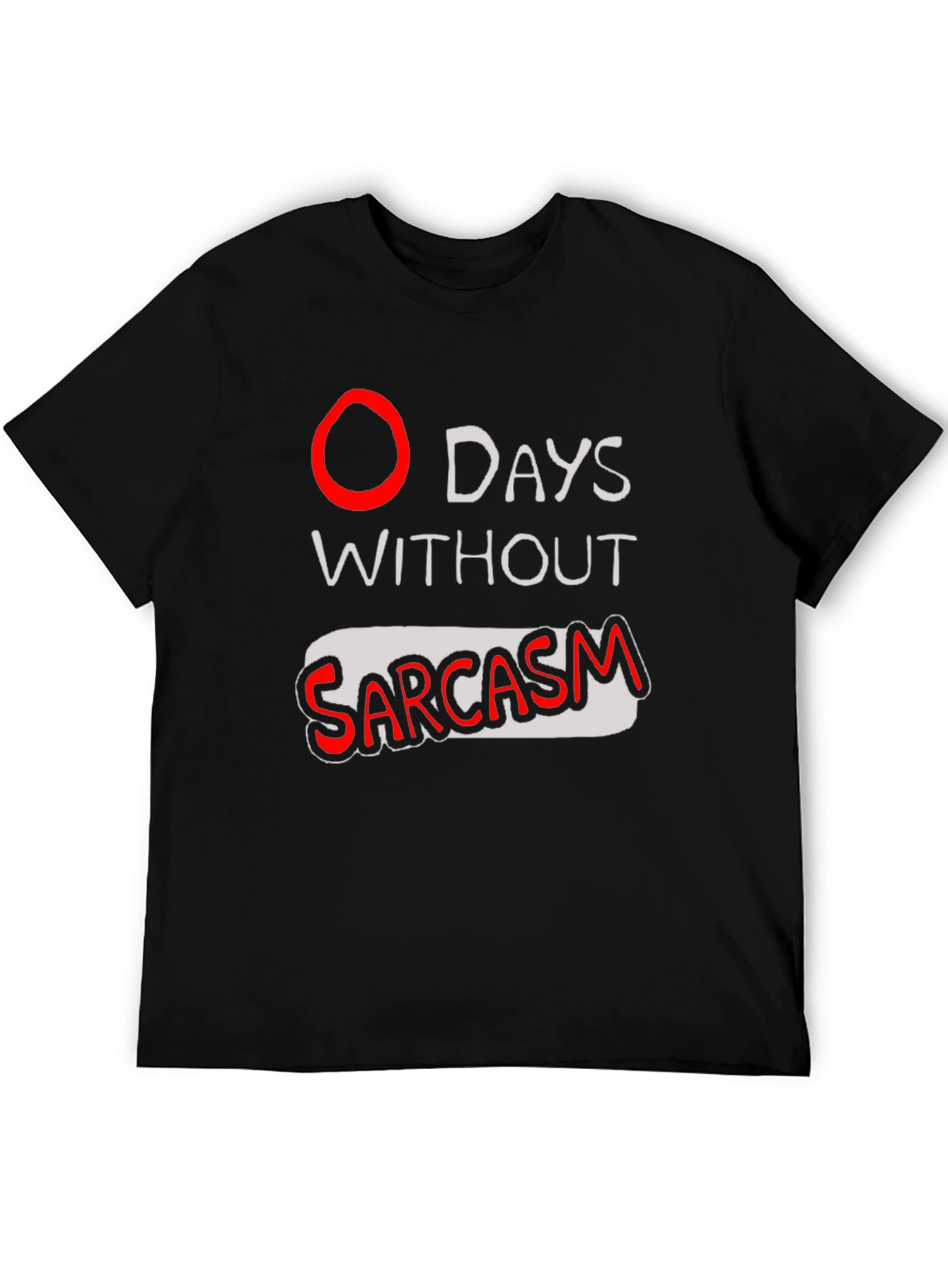 Sarcasm T-Shirt - Black Graphic Tee