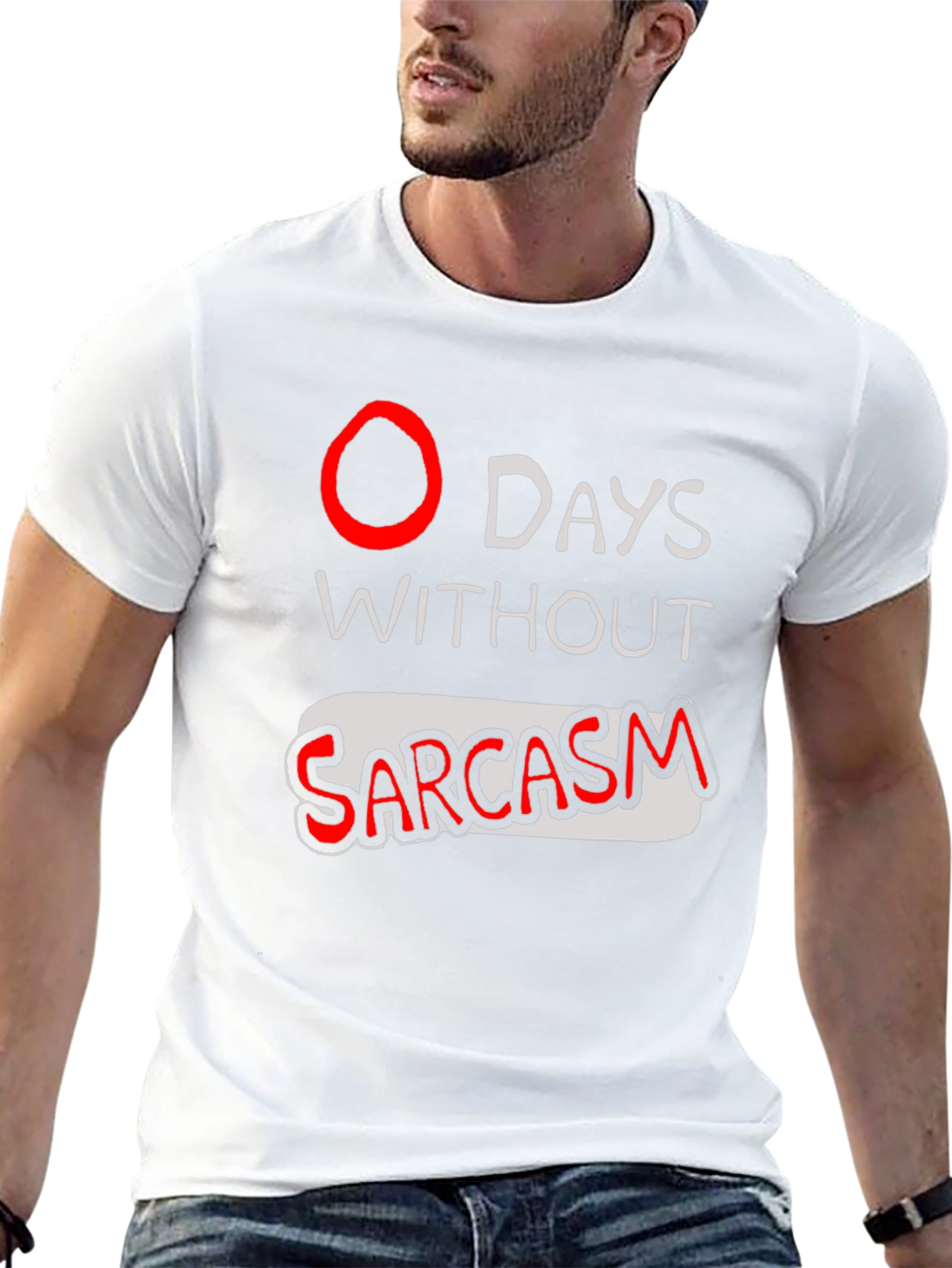 Sarcasm T-Shirt - Black Graphic Tee
