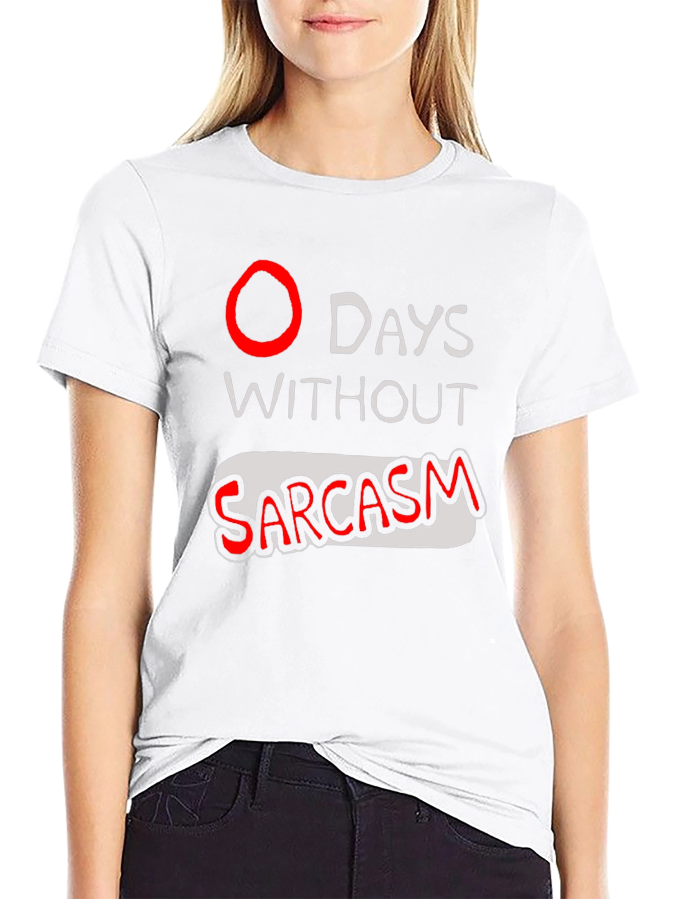 Sarcasm T-Shirt - Black Graphic Tee