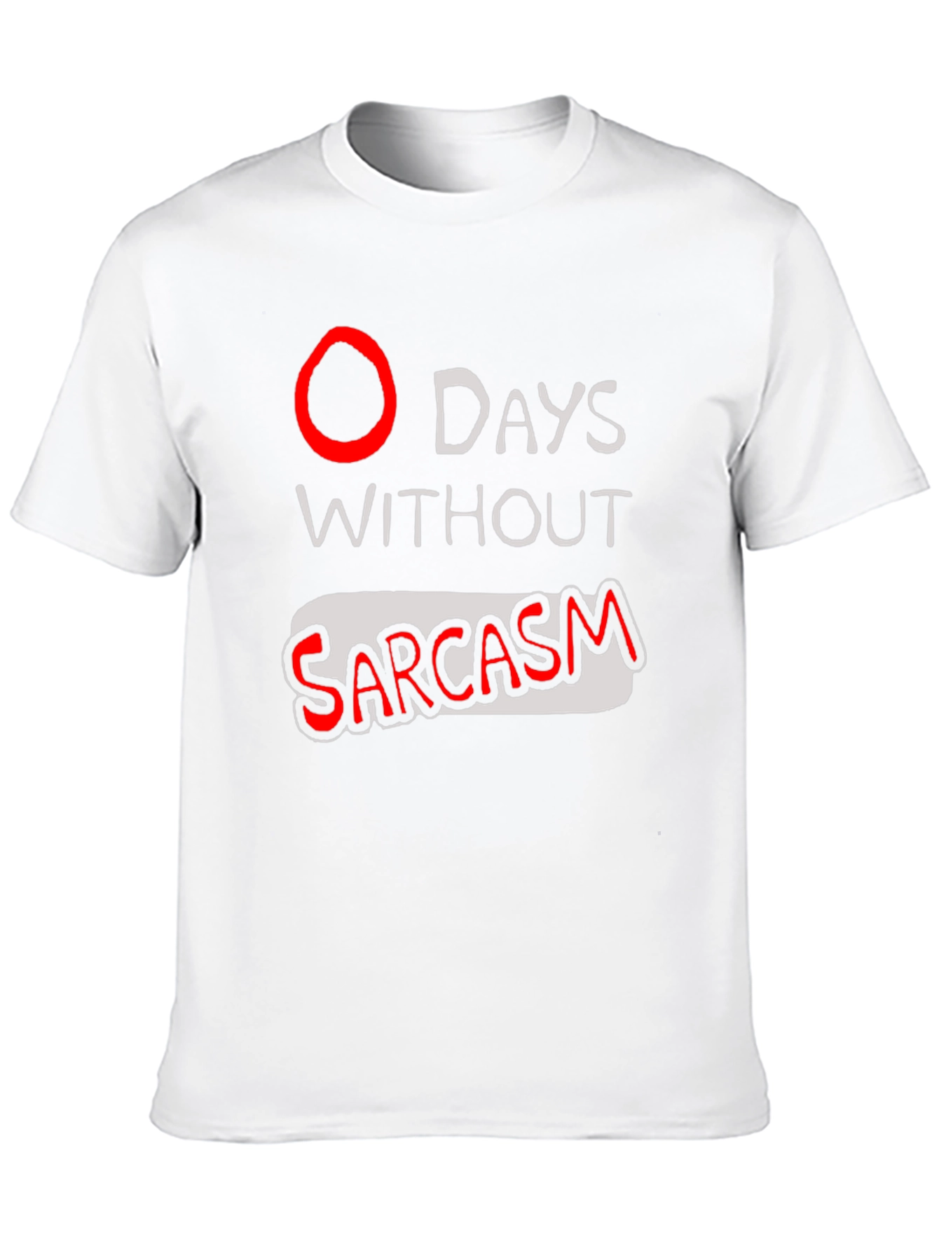 Sarcasm T-Shirt - Black Graphic Tee