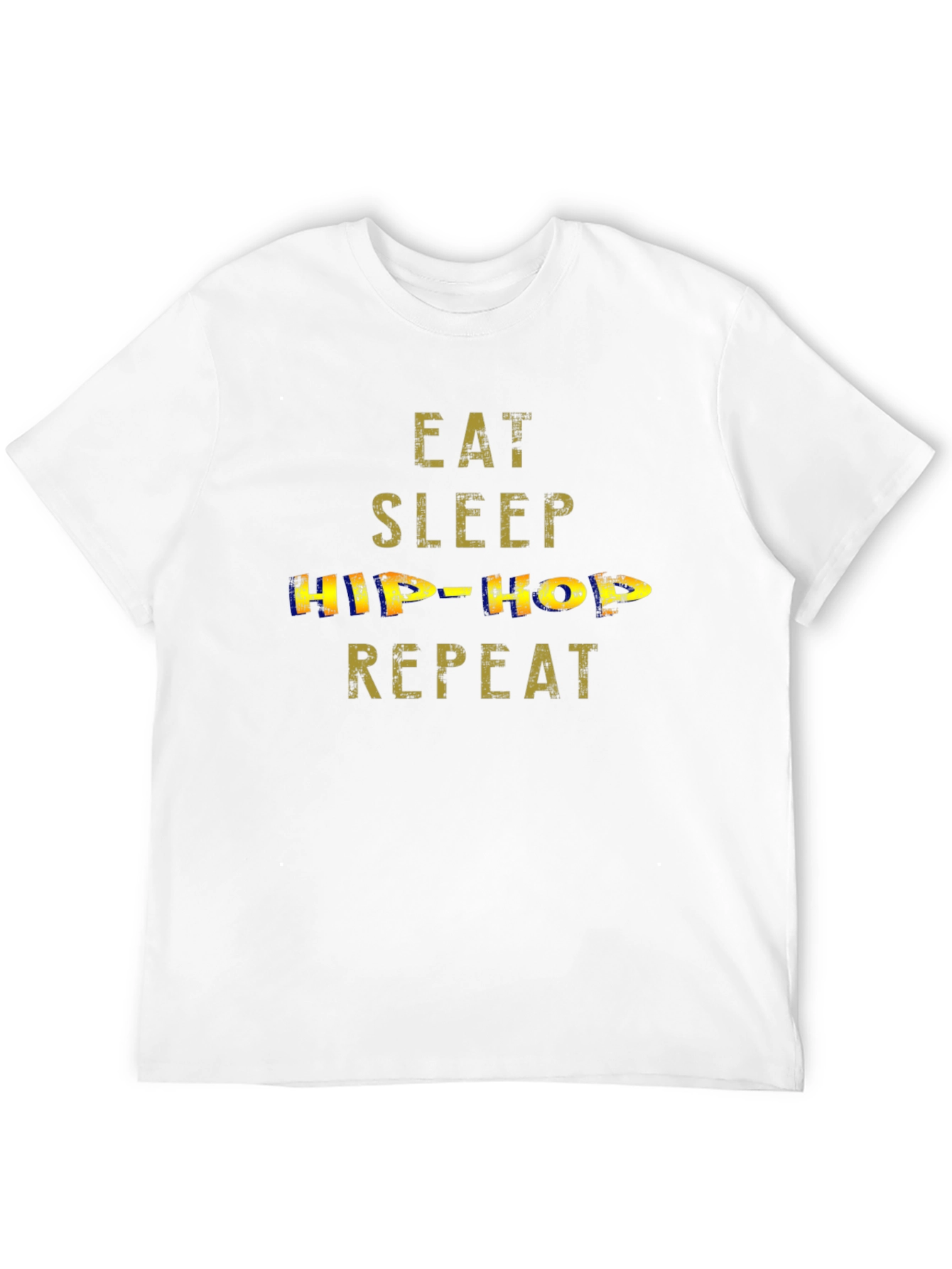 Eat Sleep Hip-Hop Repeat Black T-Shirt