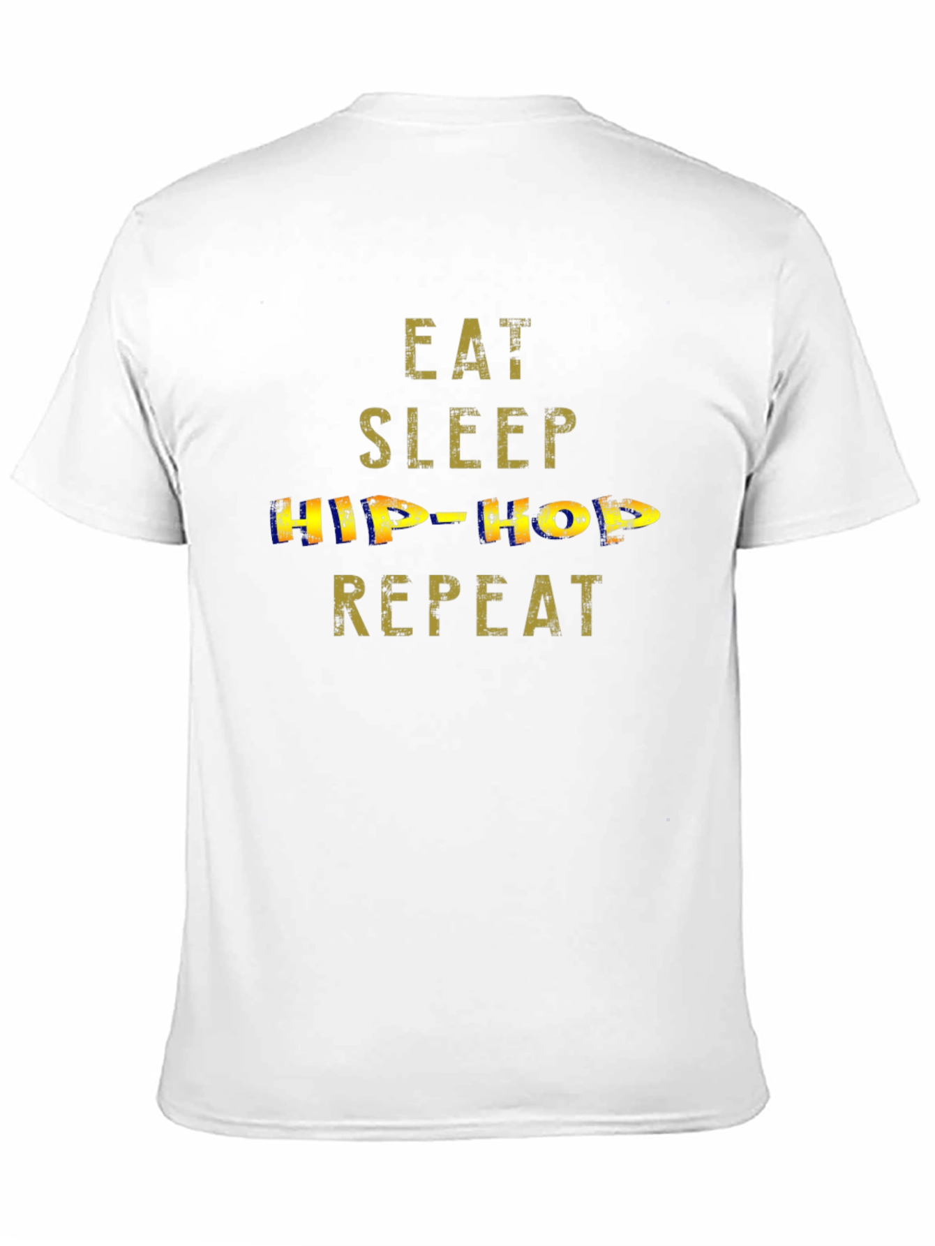 Eat Sleep Hip-Hop Repeat Black T-Shirt