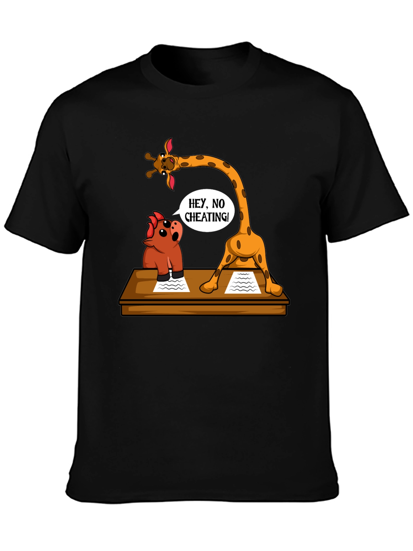 Funny Cheating Giraffe T-Shirt
