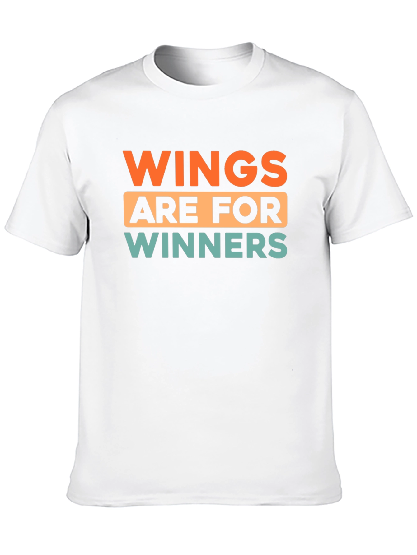 Wings Are For Winners Black T-Shirt