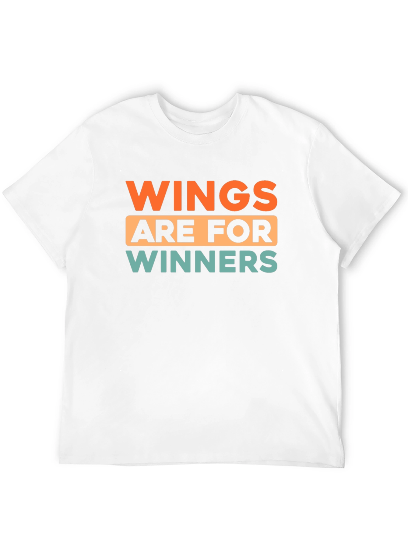 Wings Are For Winners Black T-Shirt