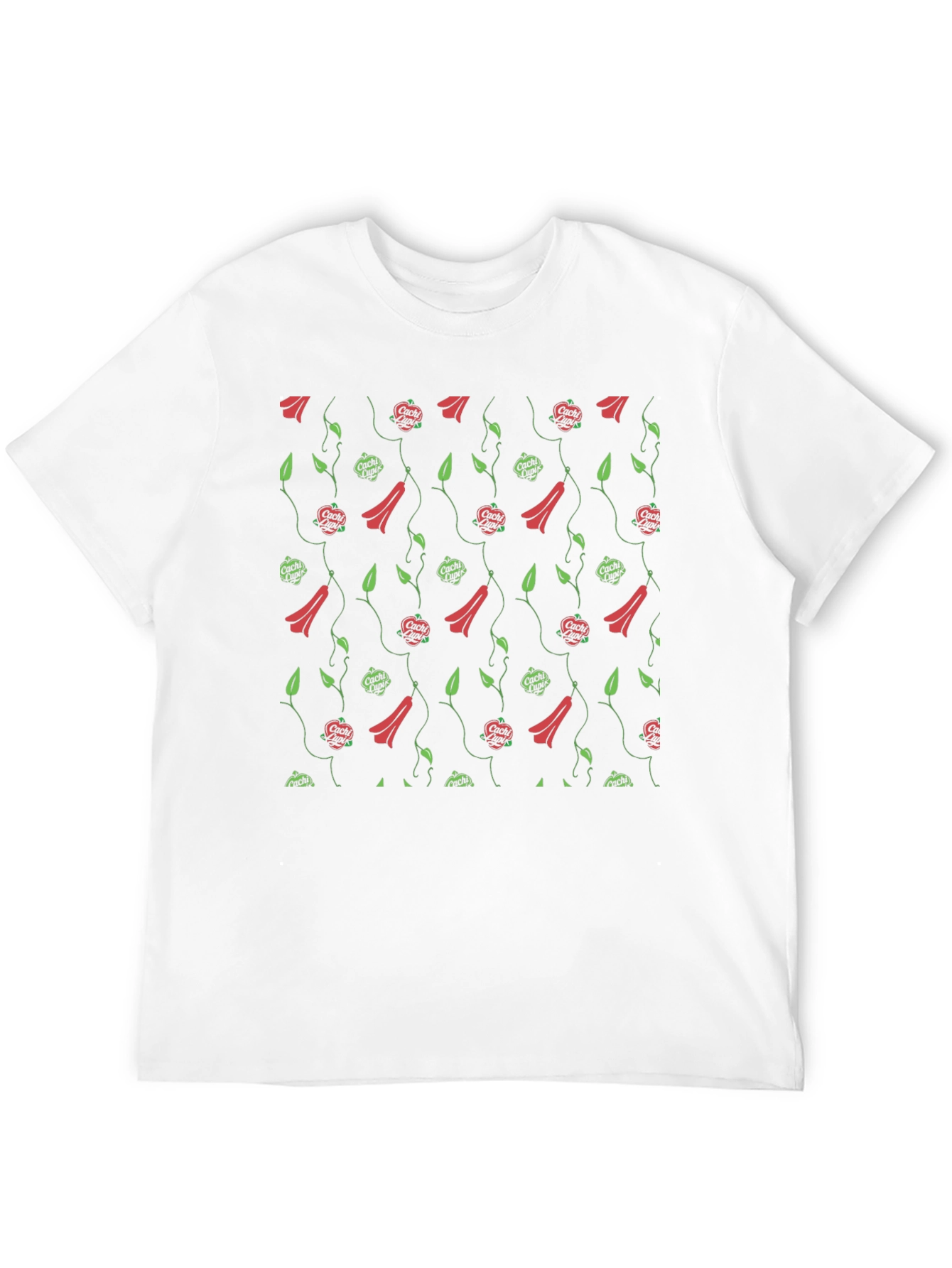 Floral Print Black T-Shirt