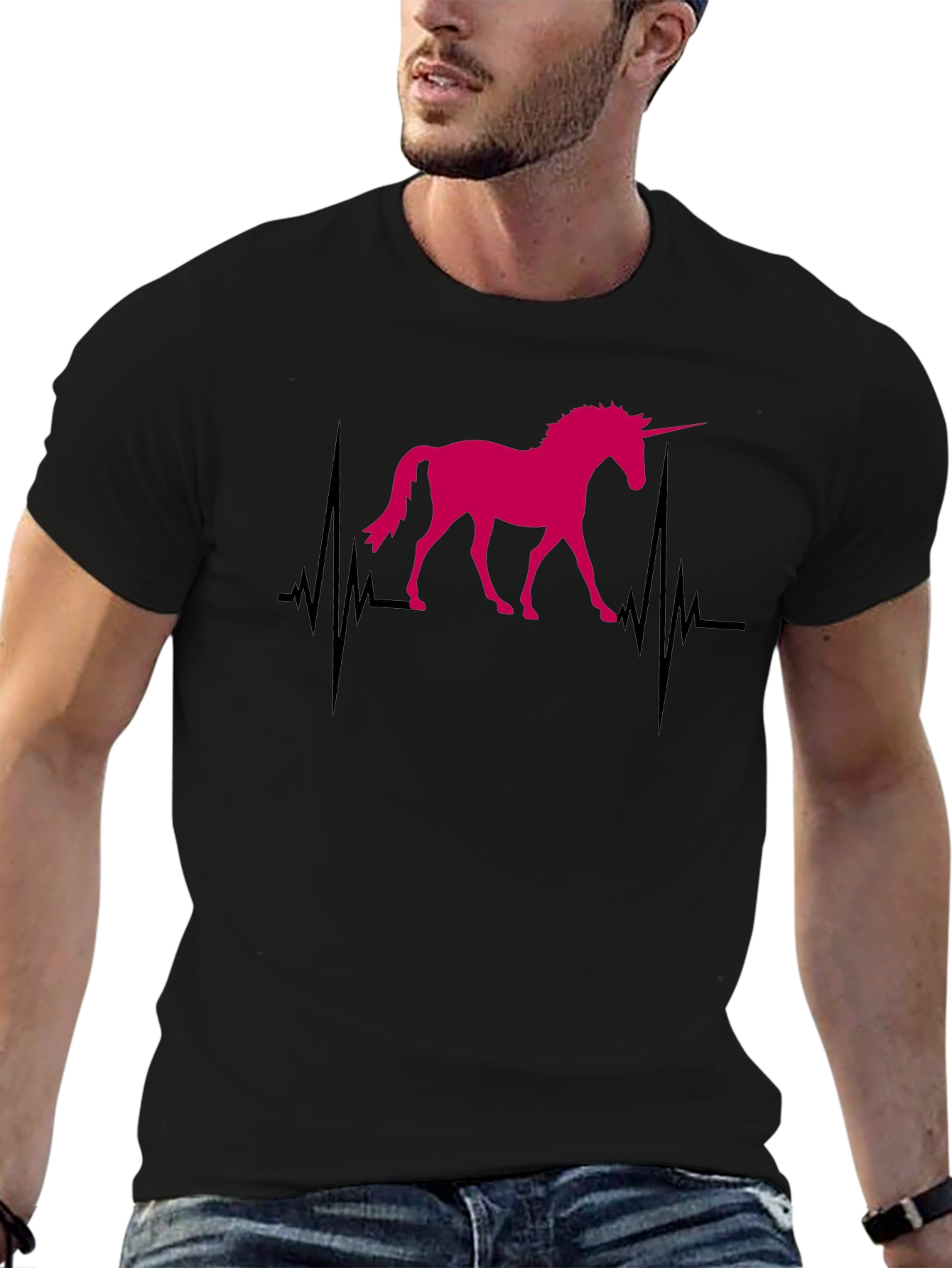 Unicorn Heartbeat Graphic Tee