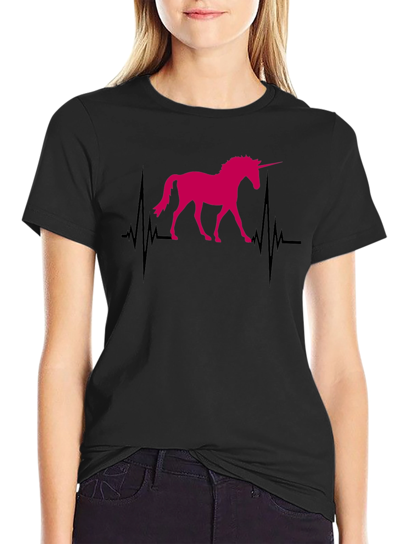 Unicorn Heartbeat Graphic Tee