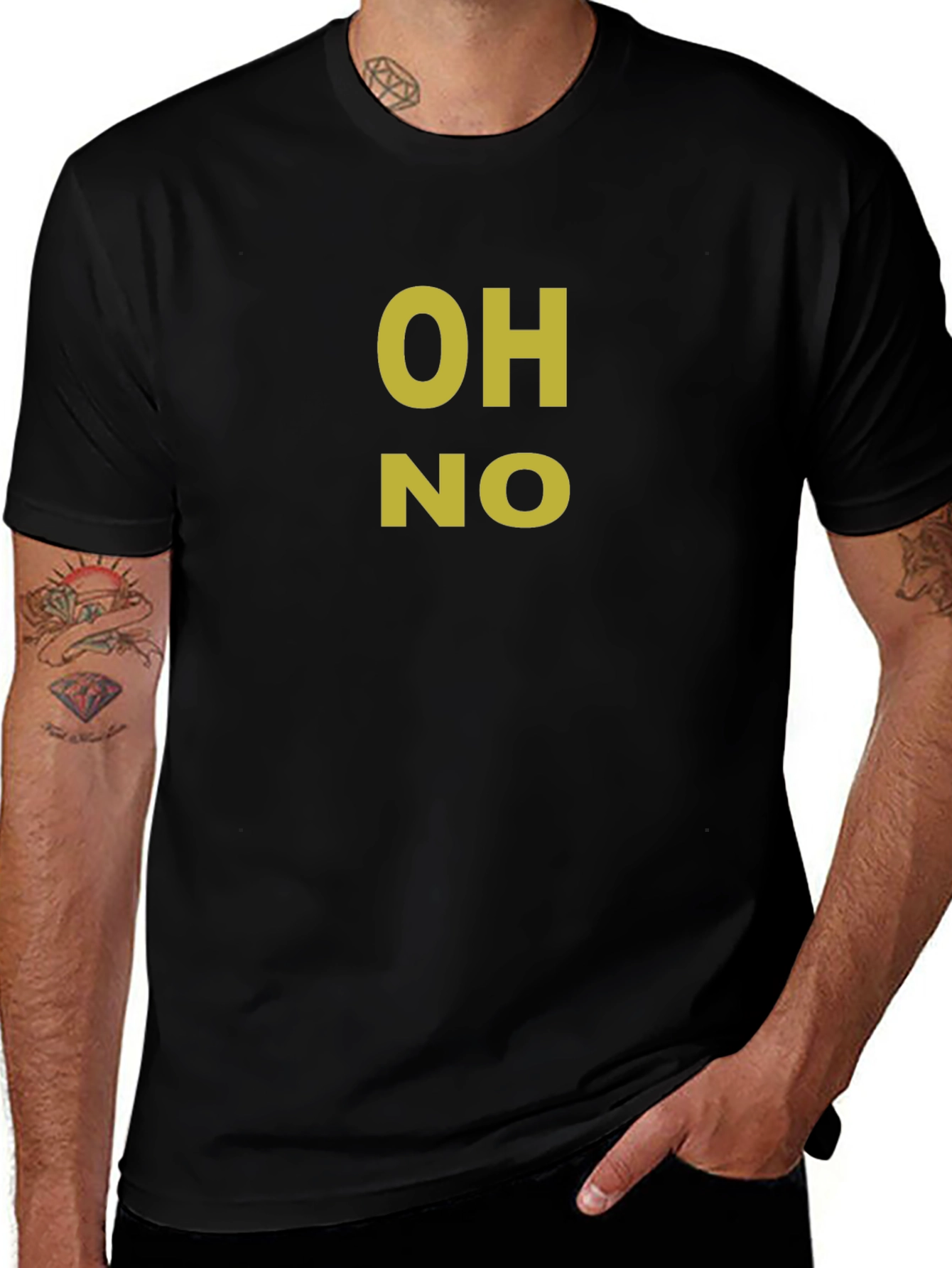 OH NO Graphic Tee - Funny Novelty T-Shirt
