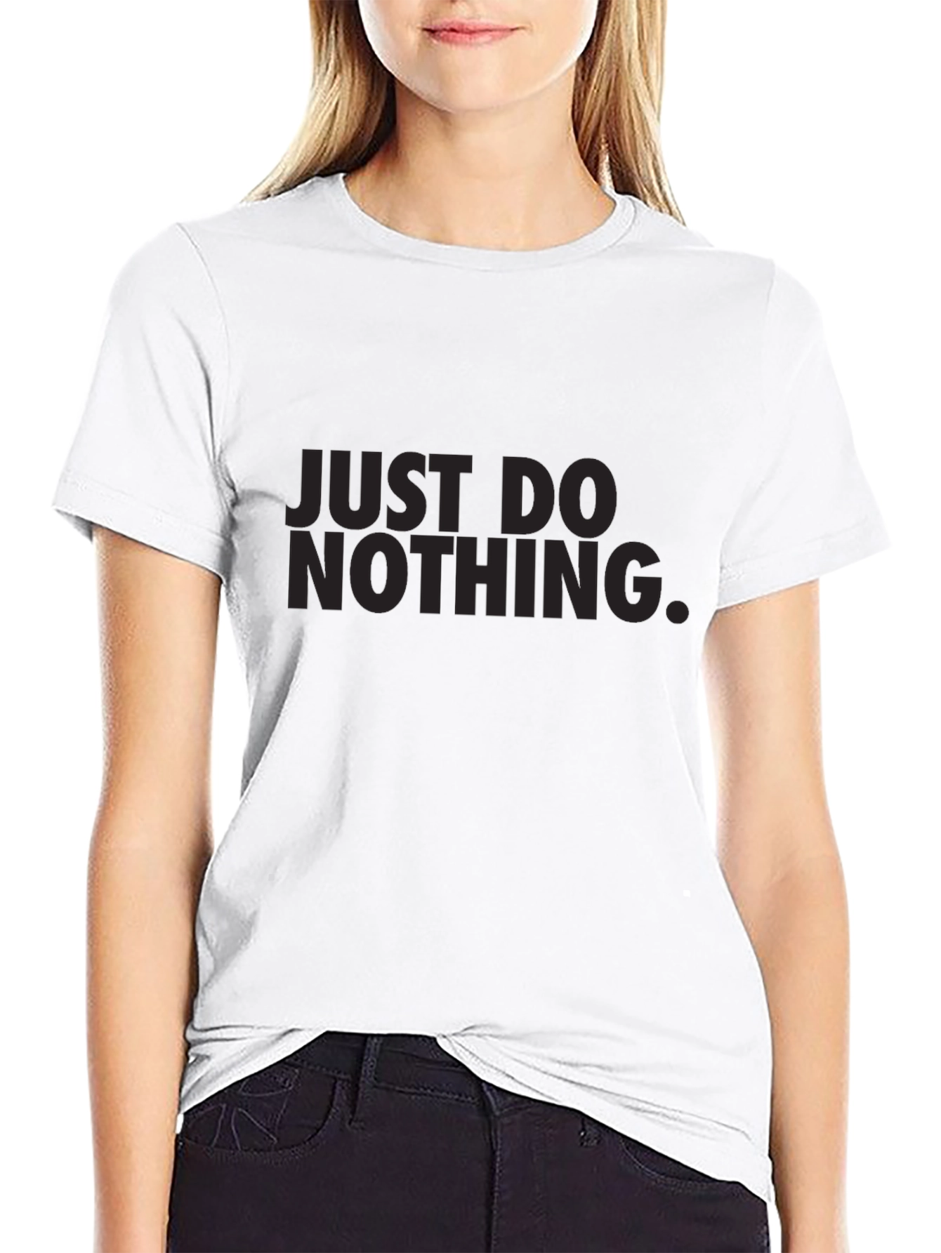 Just Do Nothing Graphic Tee - Mens Casual Shirt