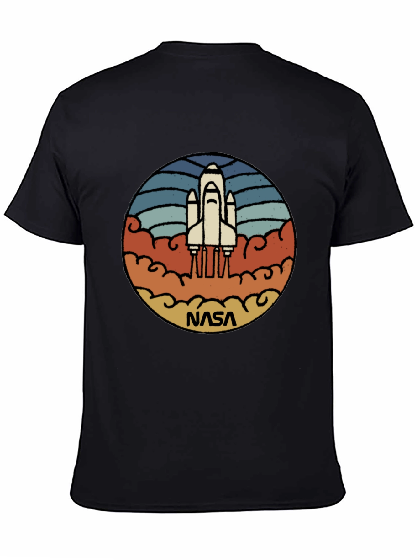 NASA Space Shuttle Retro Graphic T-Shirt