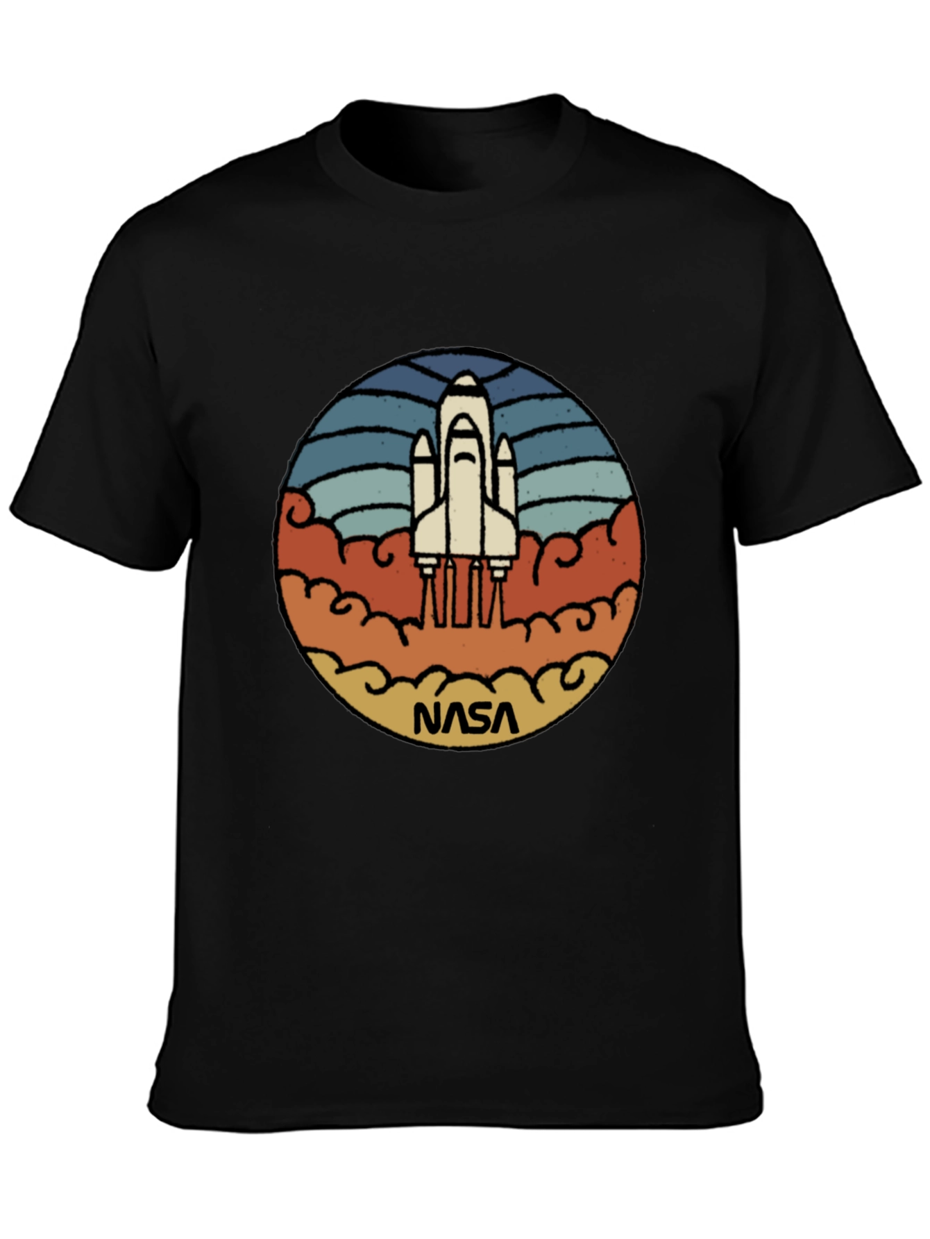 NASA Space Shuttle Retro Graphic T-Shirt