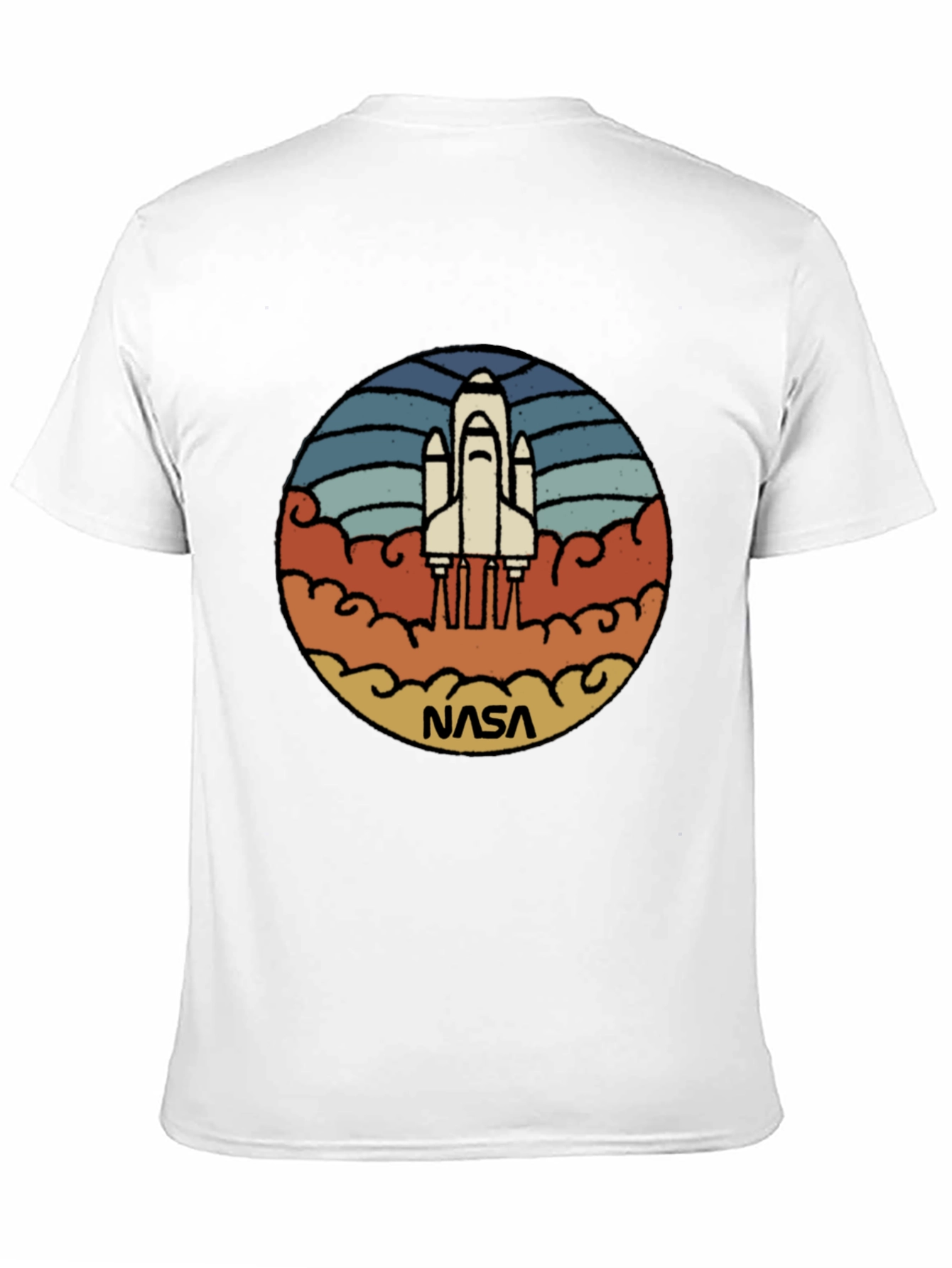NASA Space Shuttle Retro Graphic T-Shirt