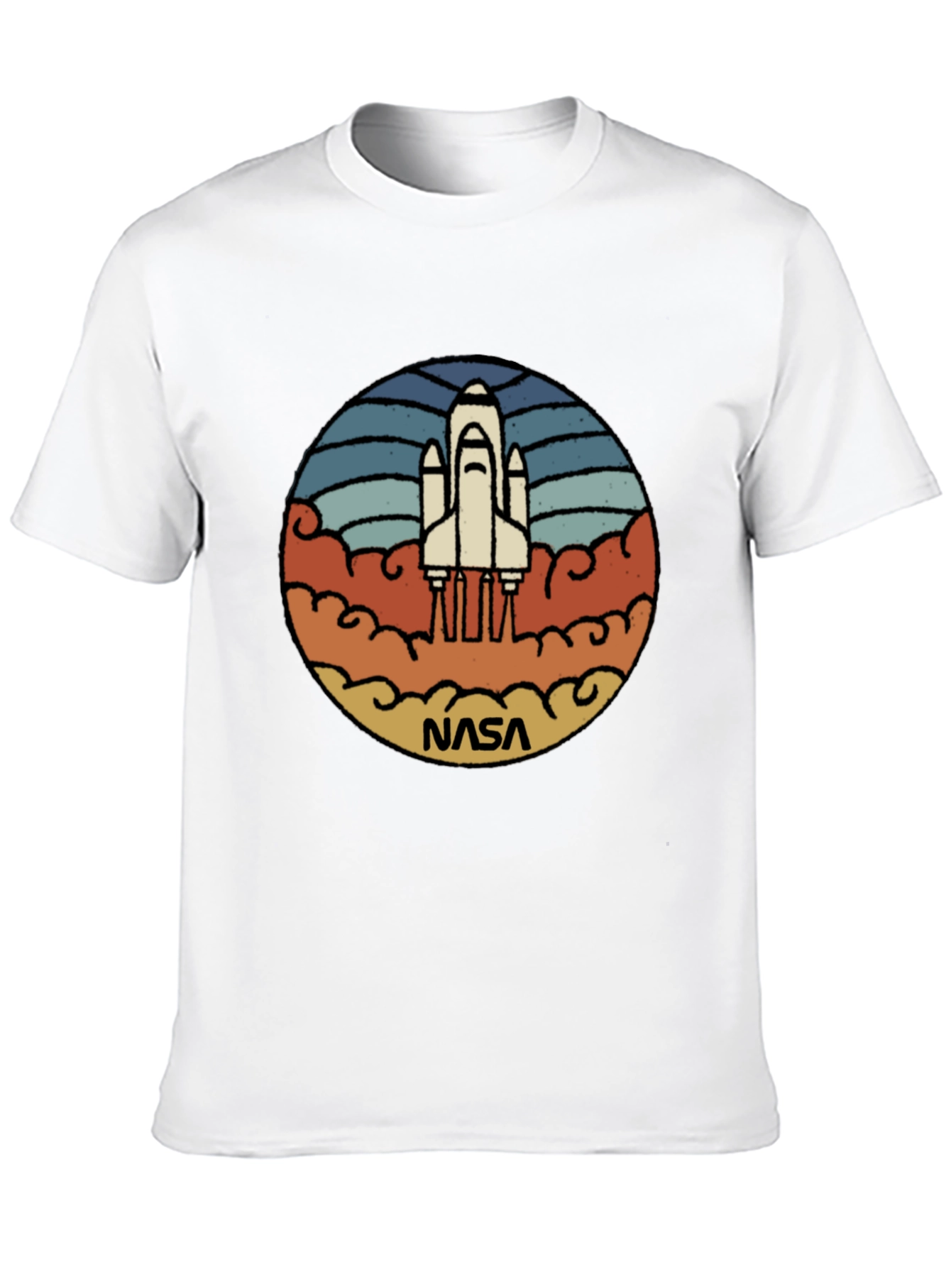 NASA Space Shuttle Retro Graphic T-Shirt