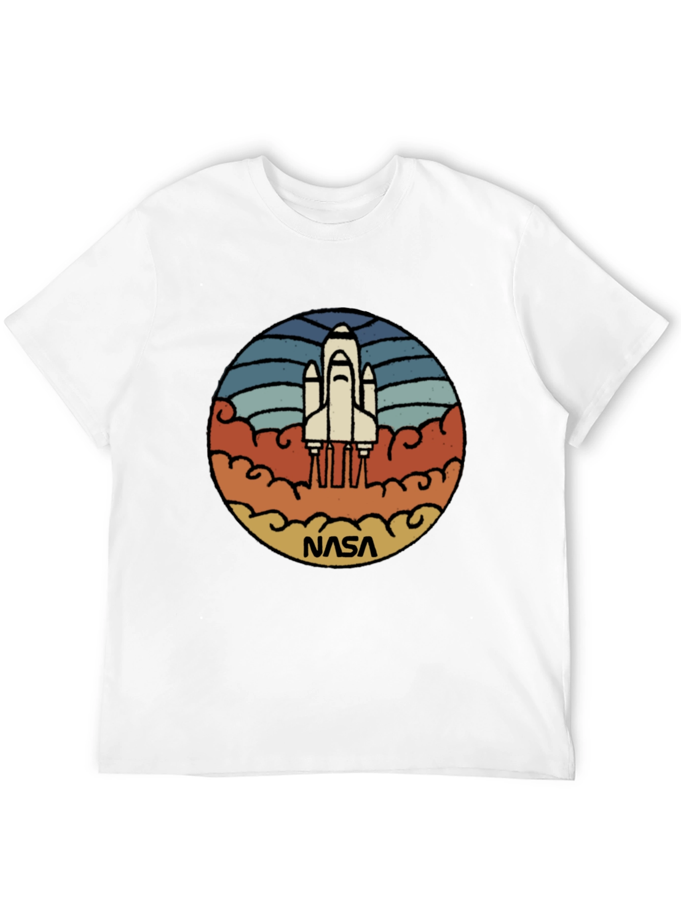NASA Space Shuttle Retro Graphic T-Shirt