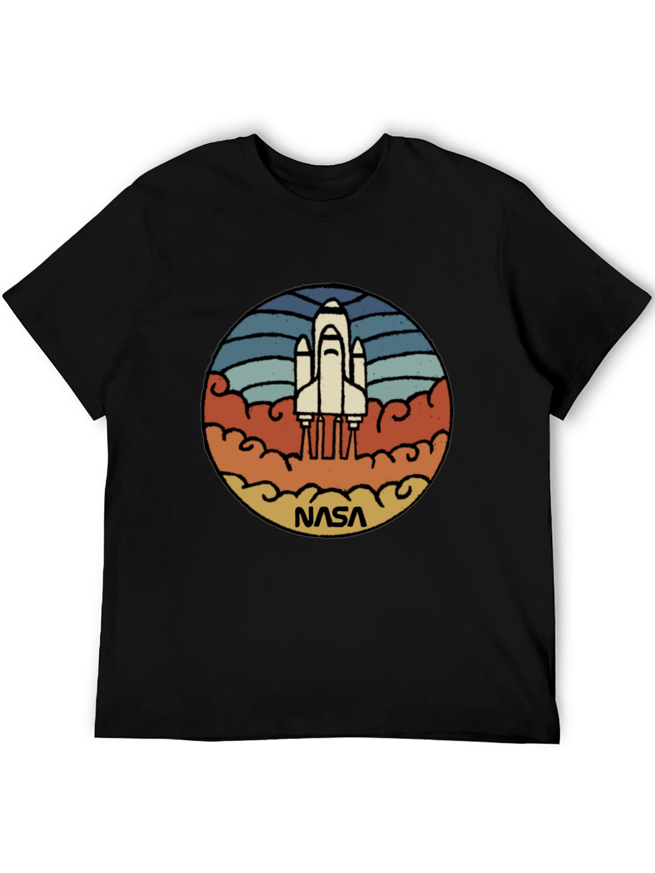 NASA Space Shuttle Retro Graphic T-Shirt