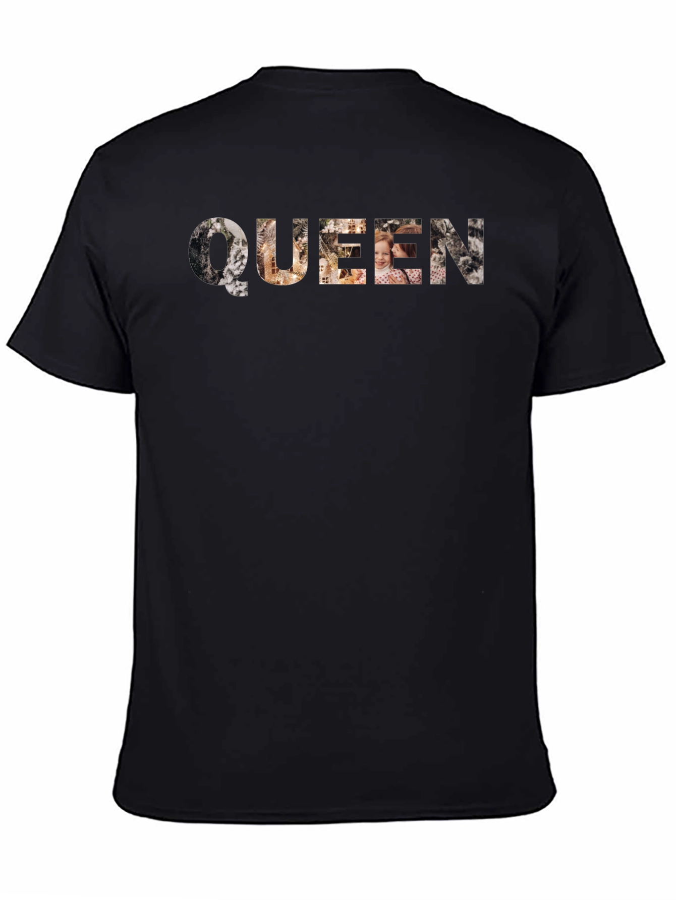 Queen Graphic Print Black T-Shirt