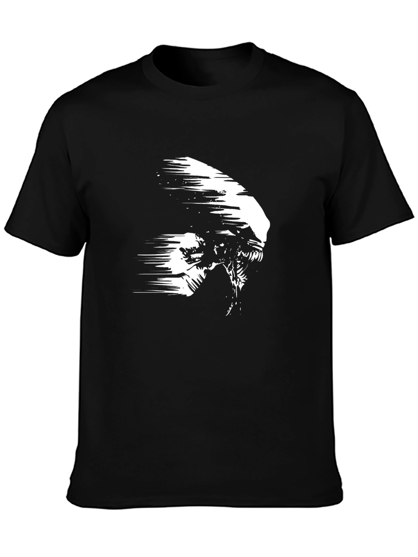 Alien Graphic Black T-Shirt