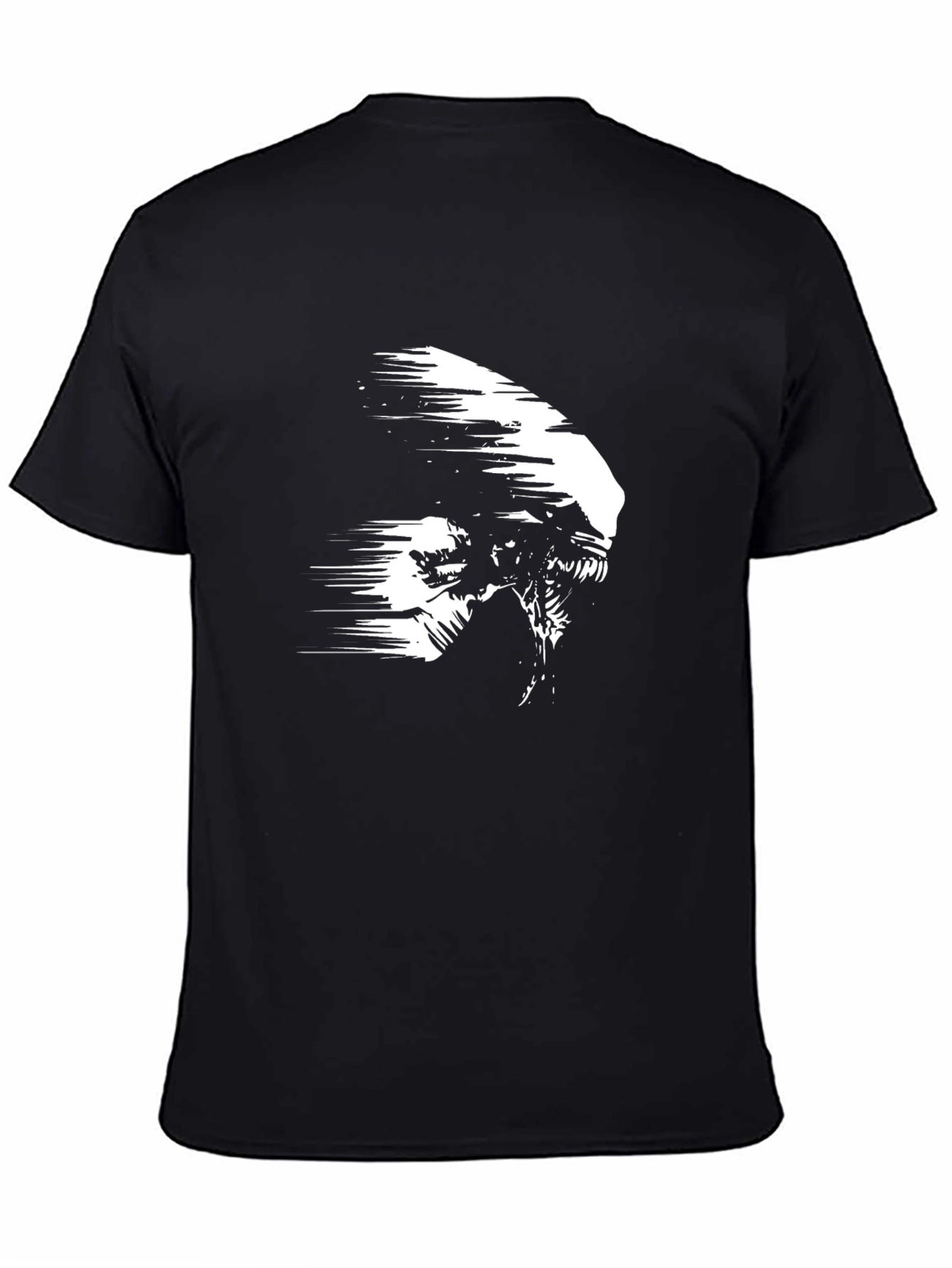 Alien Graphic Black T-Shirt