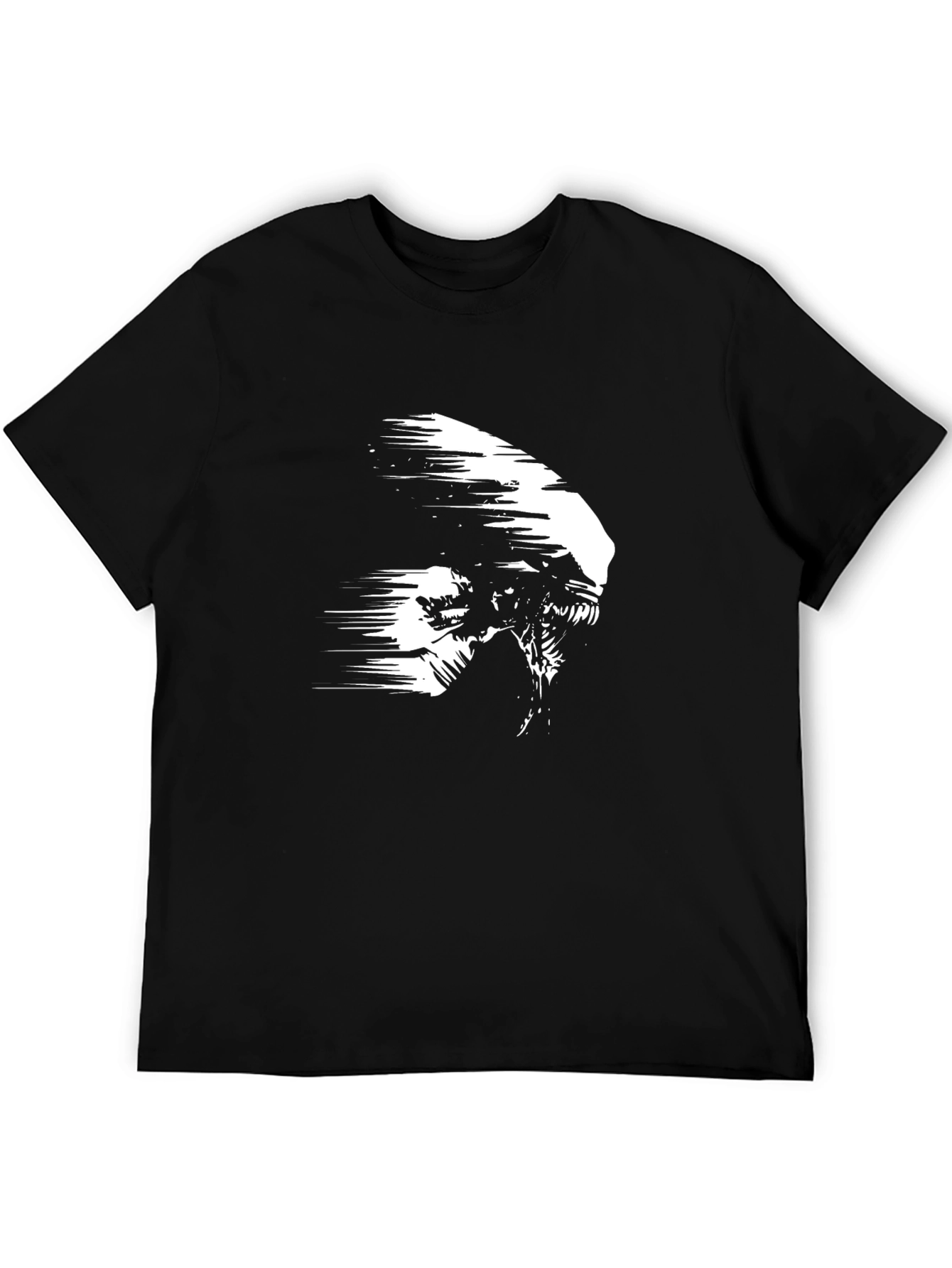 Alien Graphic Black T-Shirt