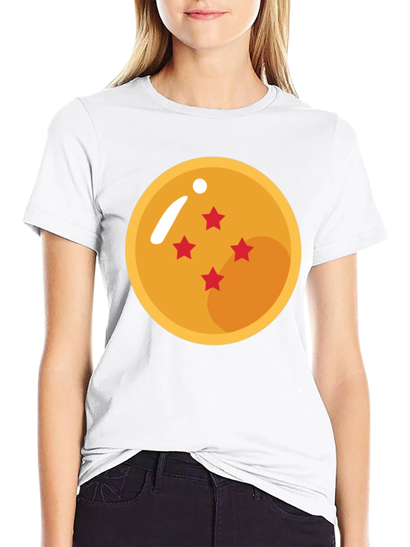 Dragon Ball Z 4-Star Ball Black T-Shirt