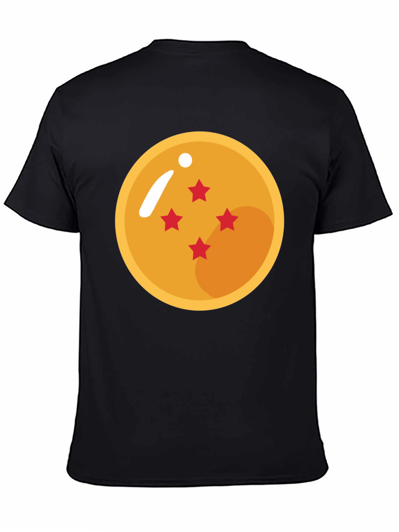 Dragon Ball Z 4-Star Ball Black T-Shirt