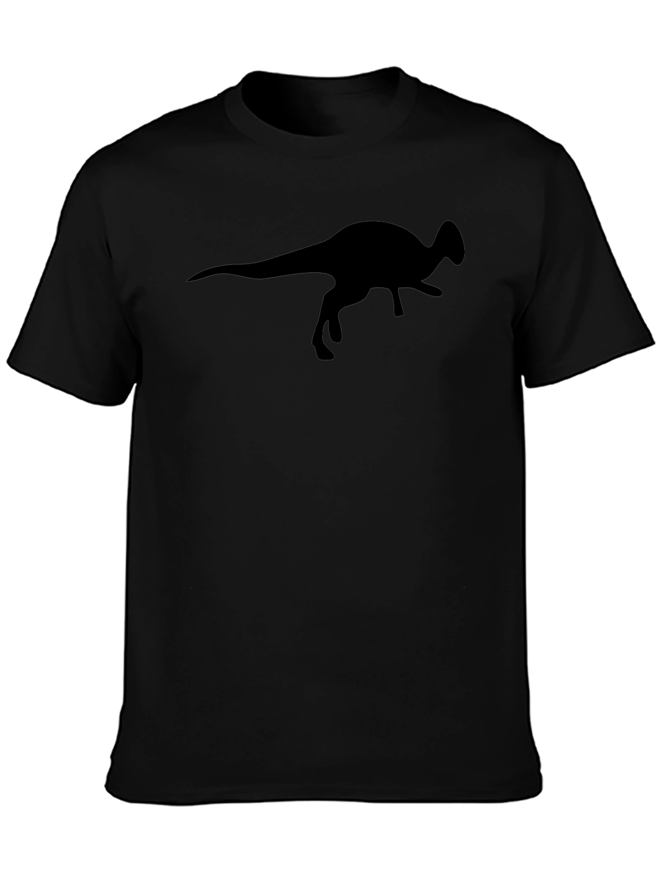 Dinosaur Silhouette Black T-Shirt