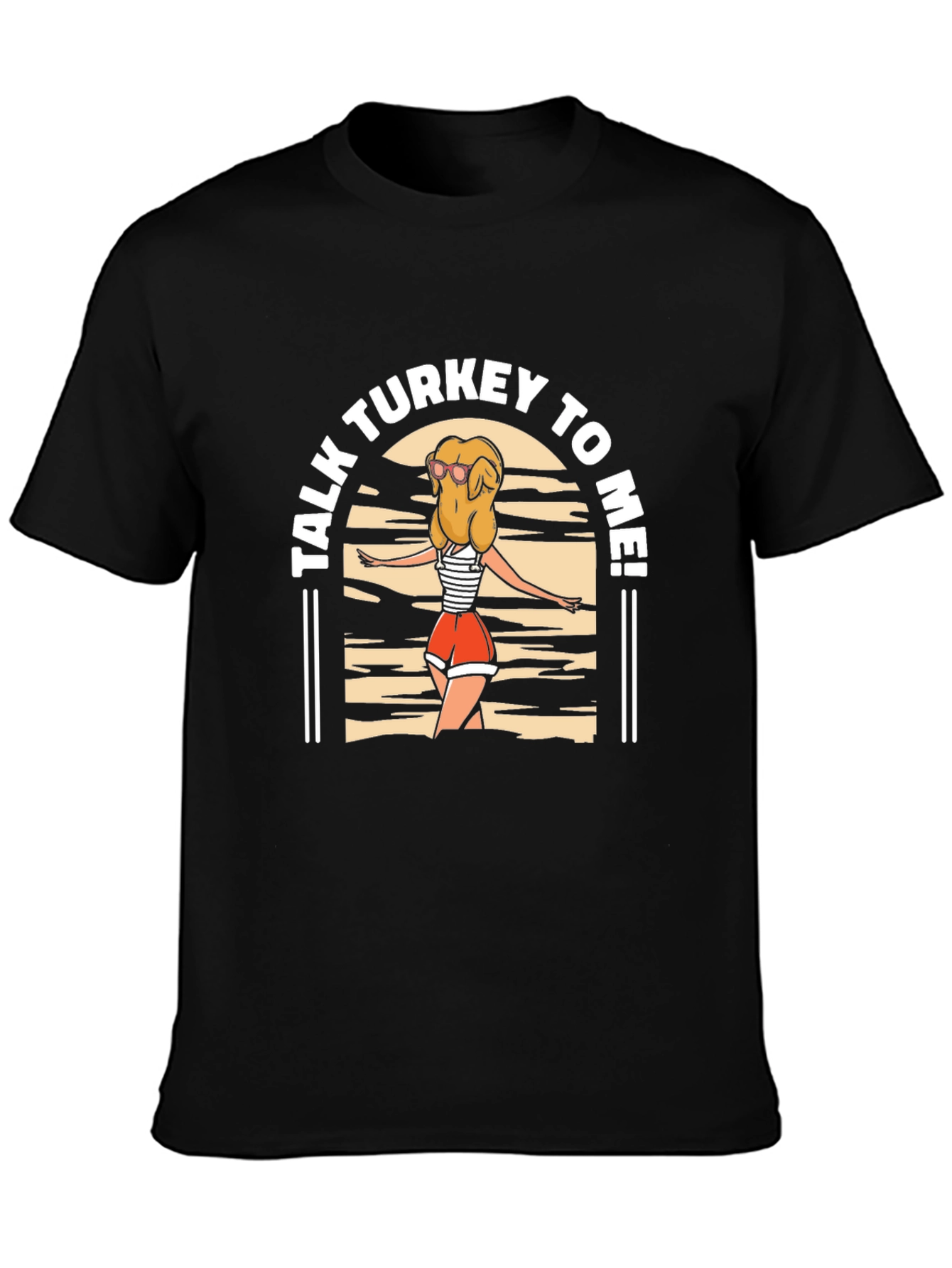 Talk Turkey to Me T-Shirt - Thanksgiving Novelty Tee