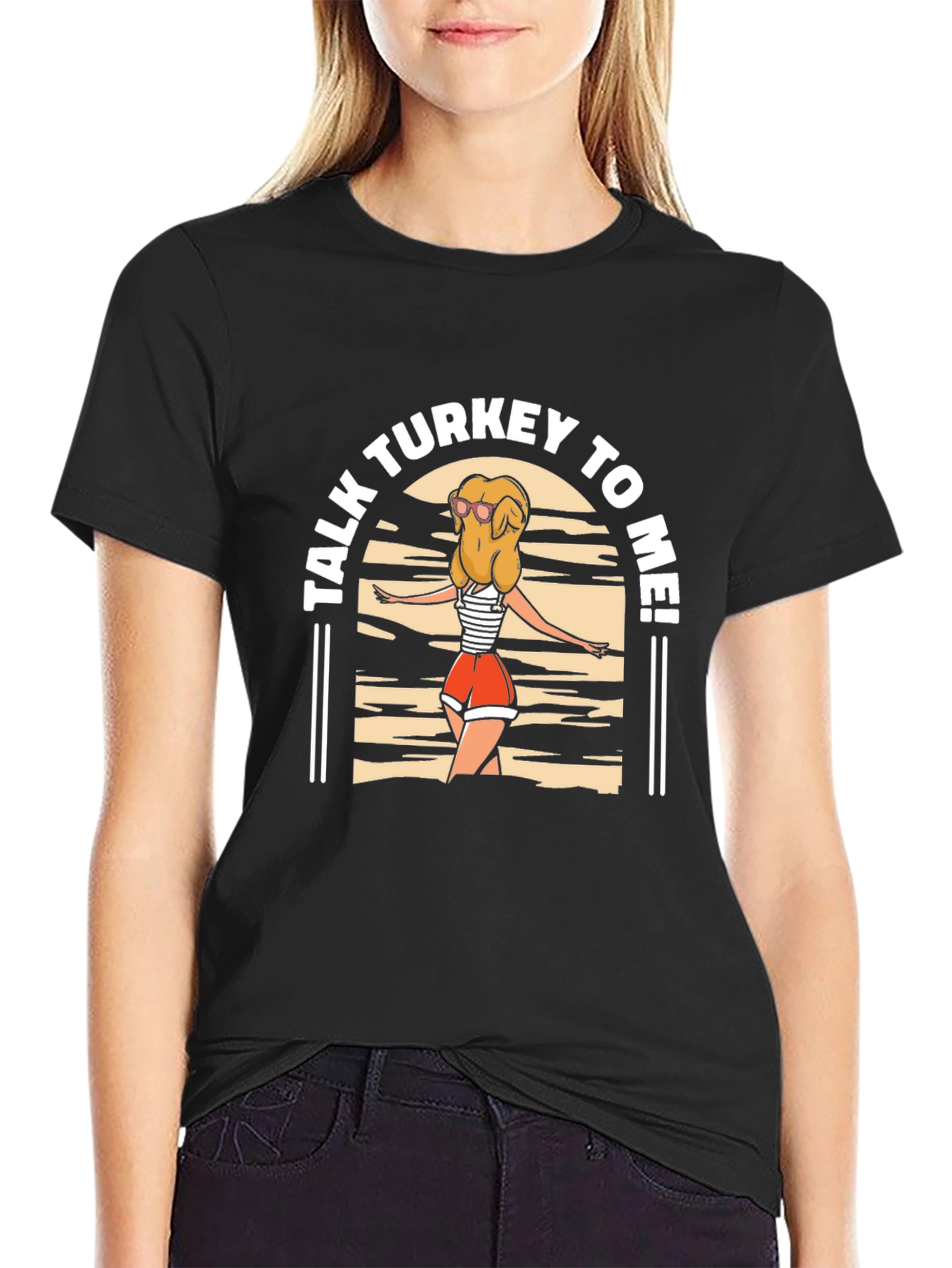 Talk Turkey to Me T-Shirt - Thanksgiving Novelty Tee