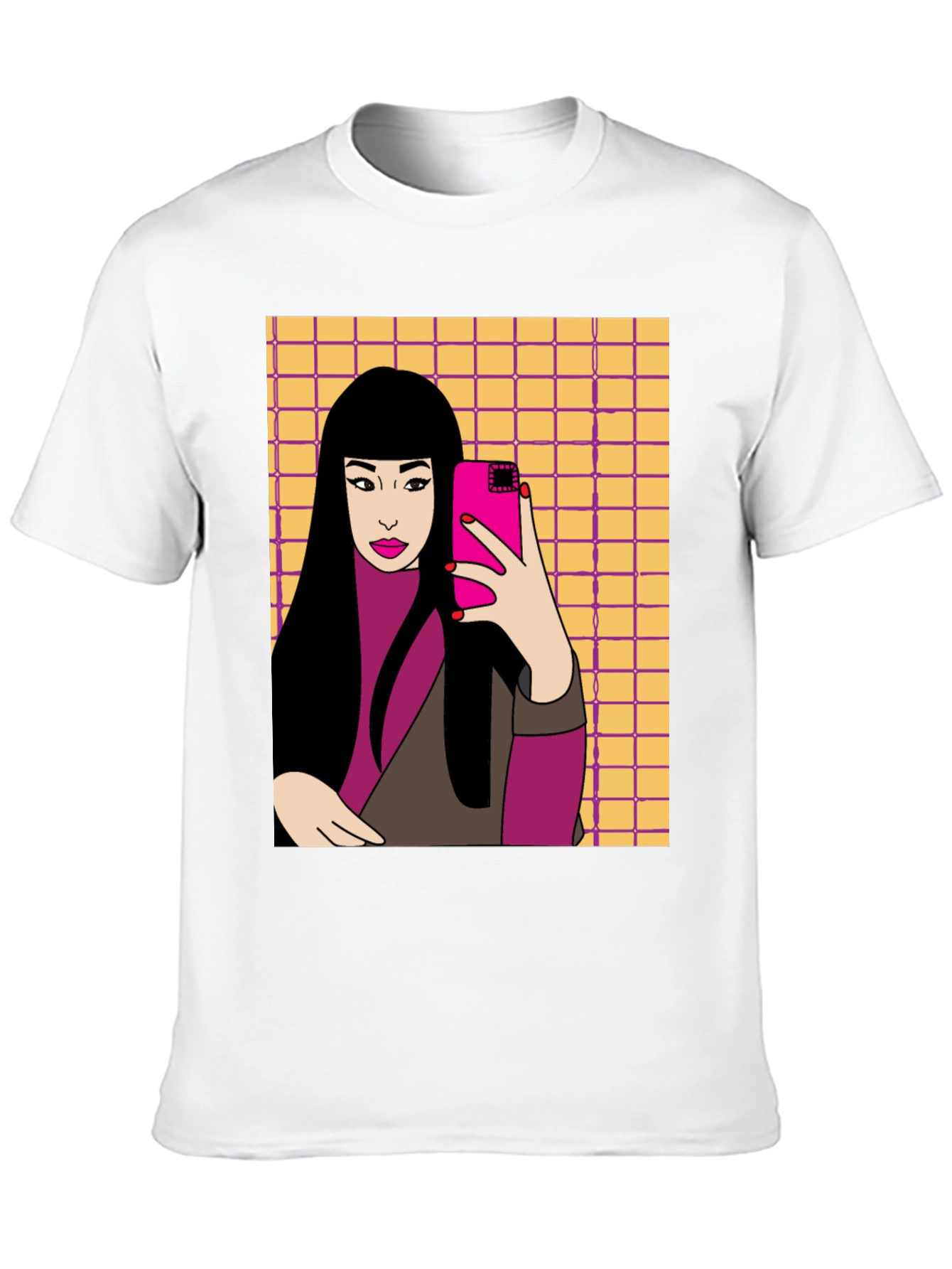 Selfie Girl Graphic Tee - Cool Trendy T-Shirt