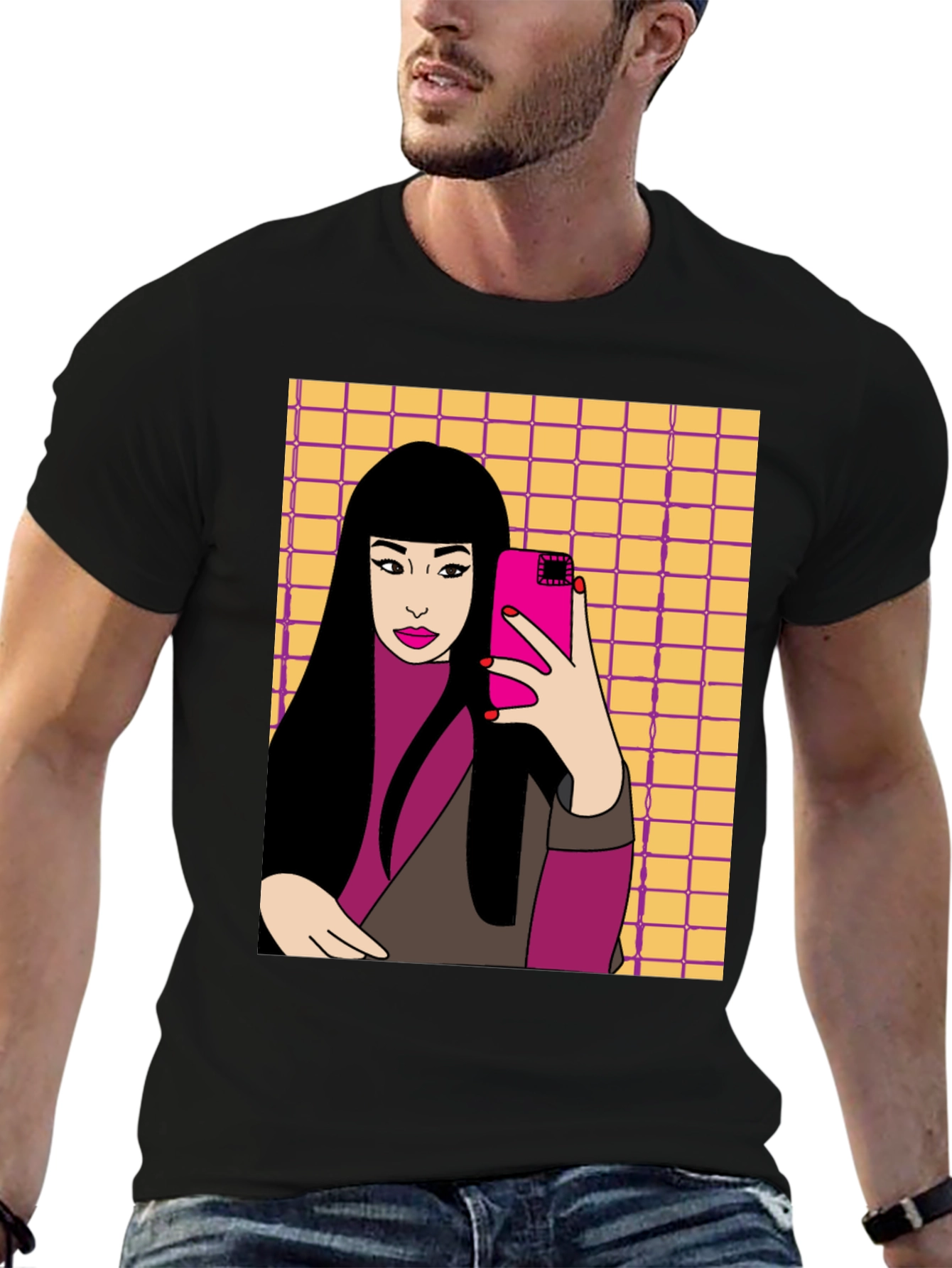 Selfie Girl Graphic Tee - Cool Trendy T-Shirt