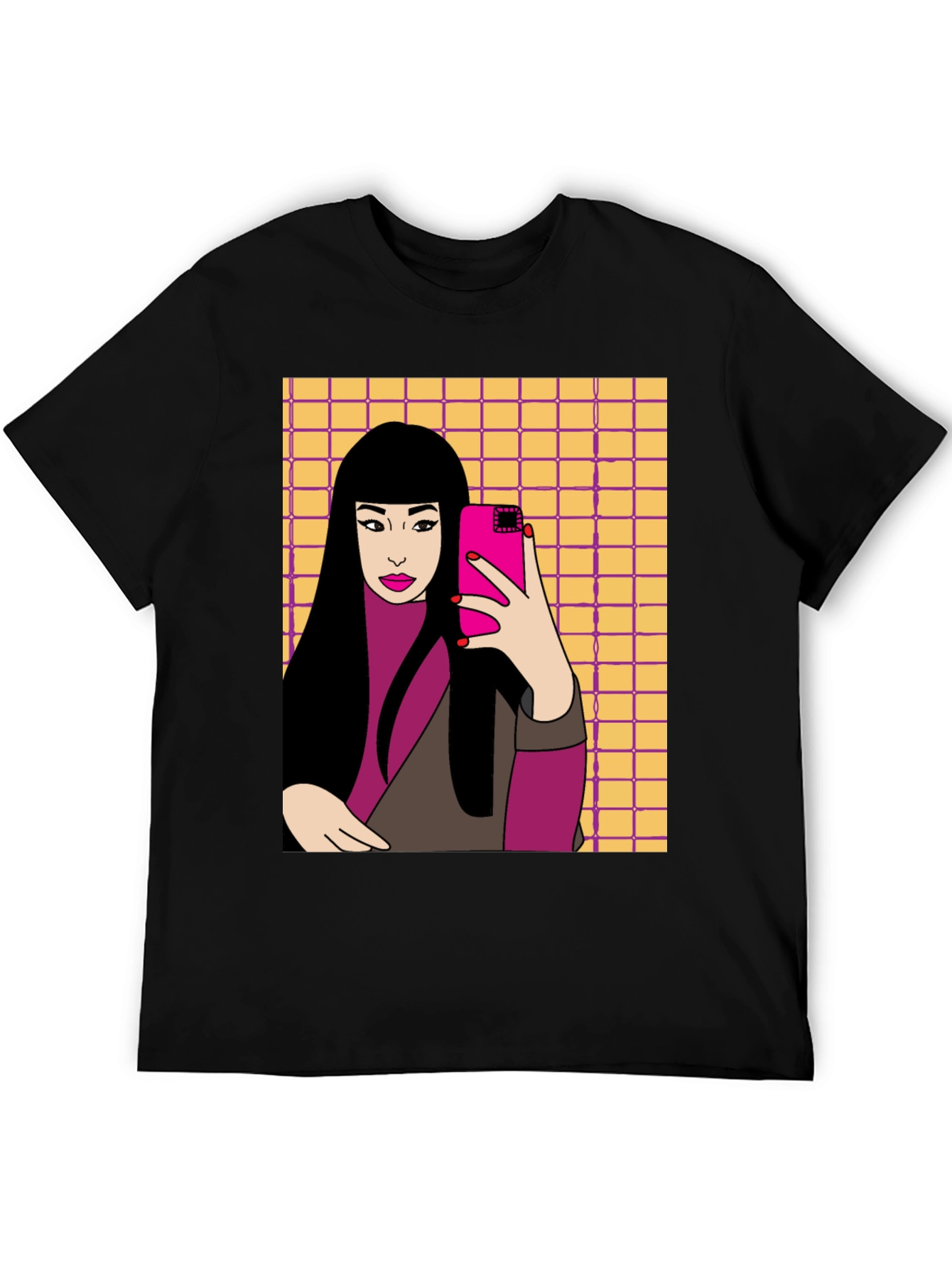 Selfie Girl Graphic Tee - Cool Trendy T-Shirt