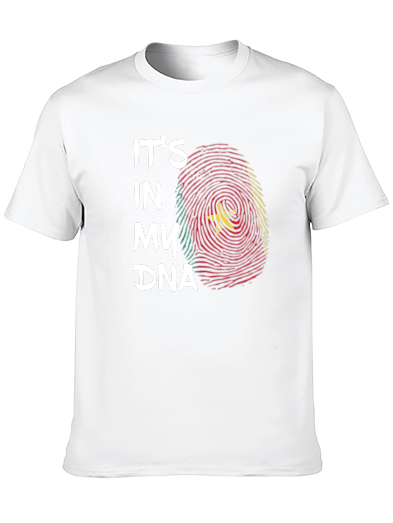 Cameroon Flag DNA T-Shirt - Black