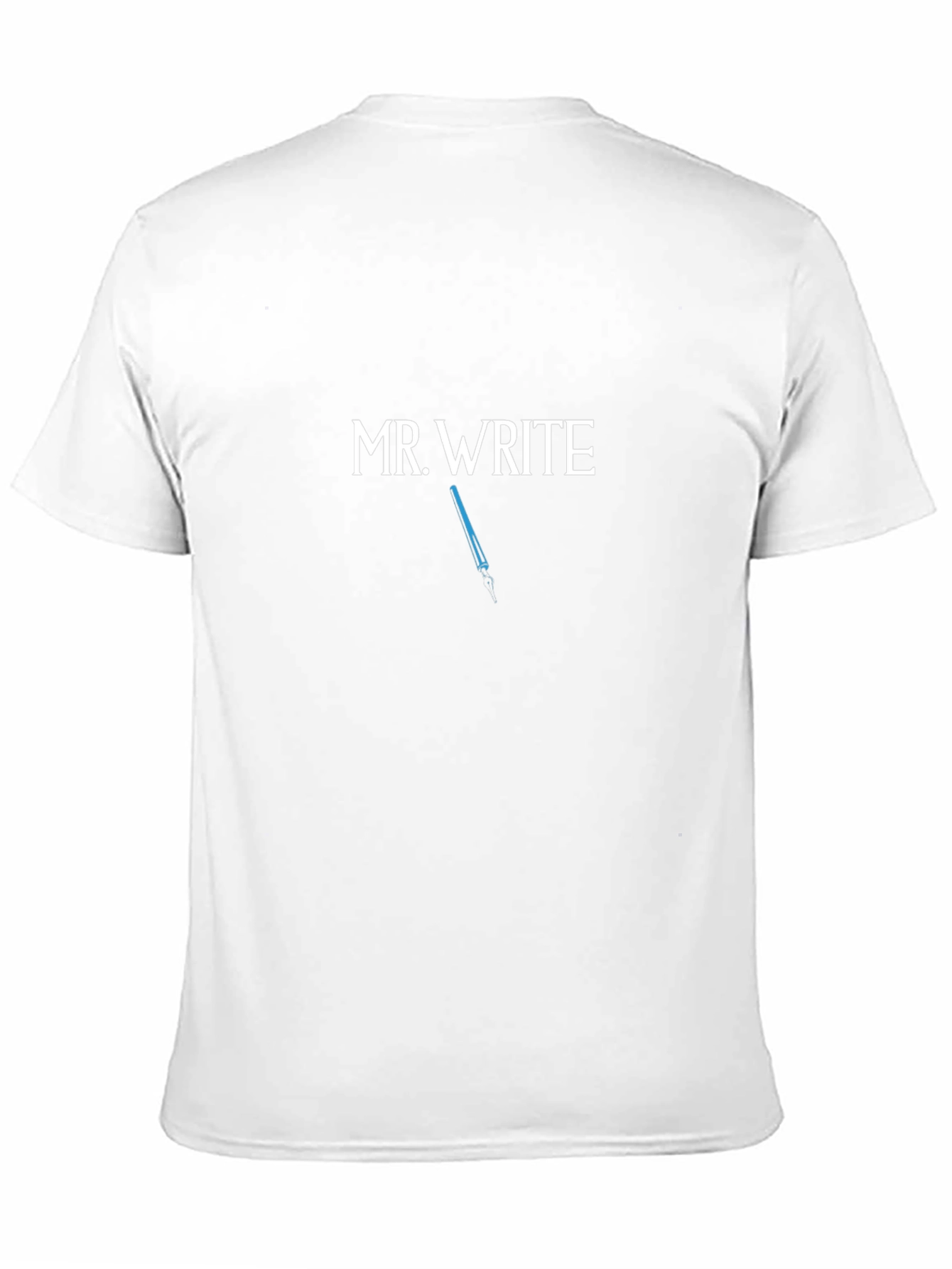 Mr. Write T-Shirt - Writer Gift - Black Tee