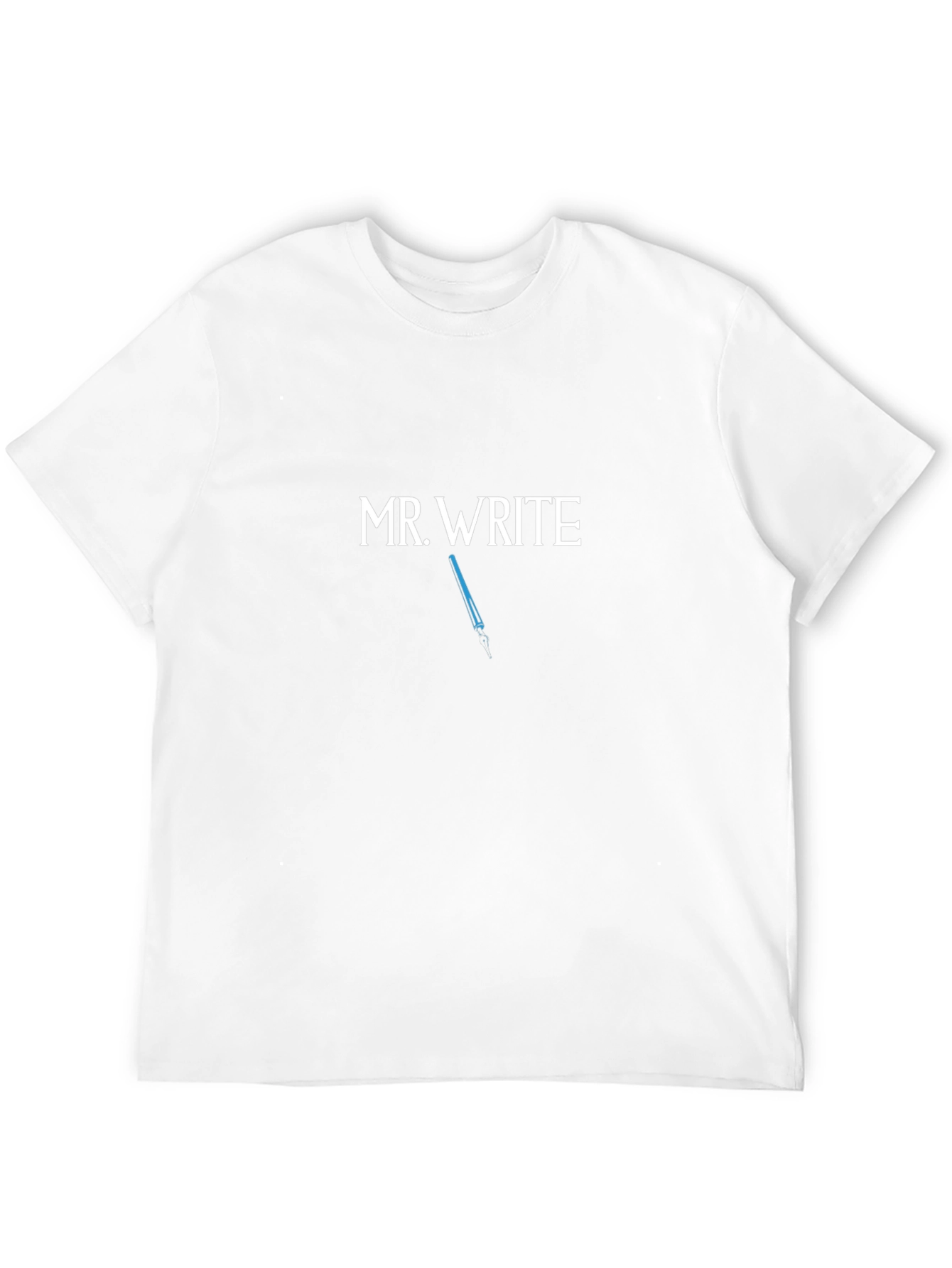Mr. Write T-Shirt - Writer Gift - Black Tee