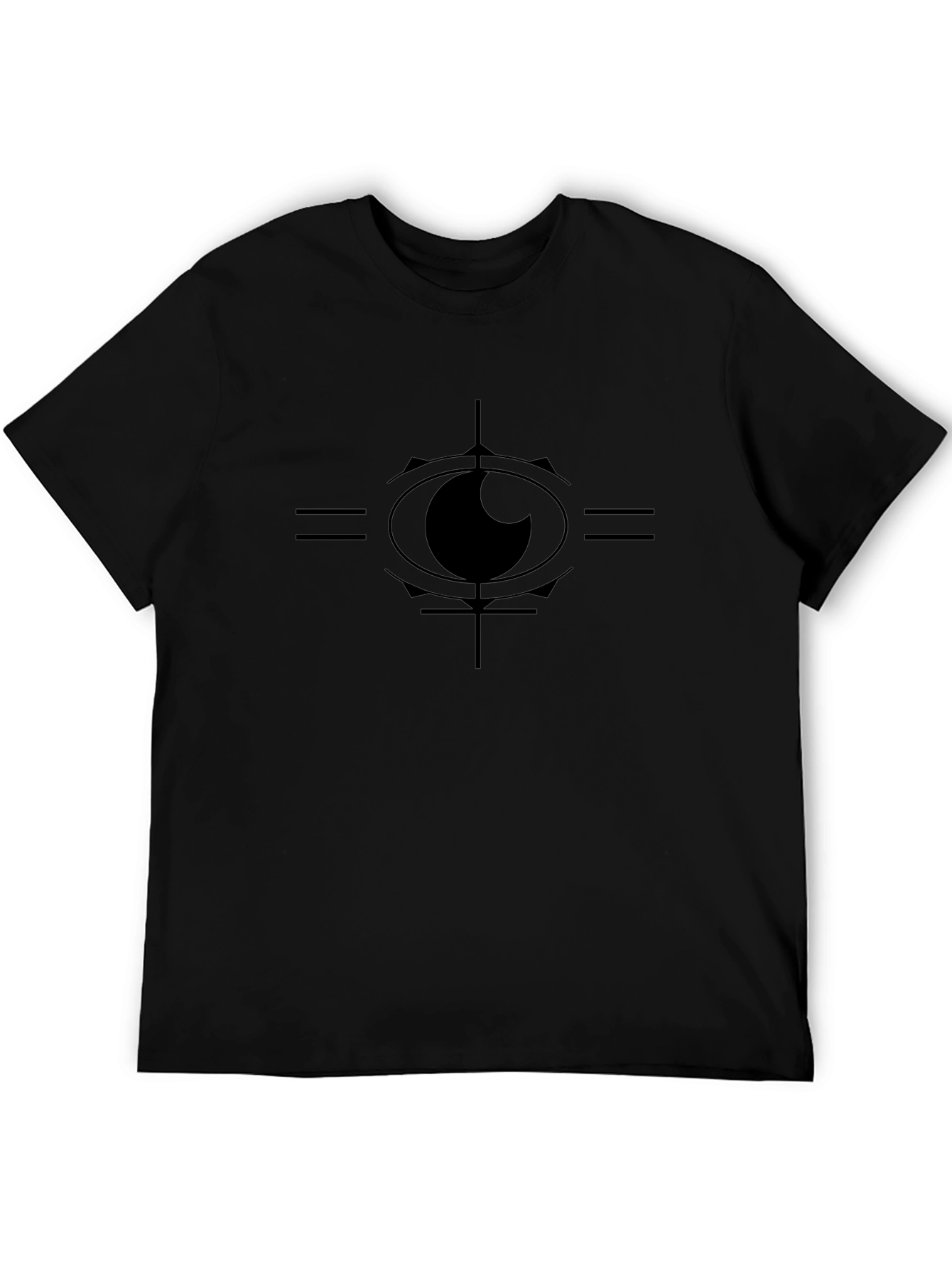Eye Graphic Tee - Black Cotton