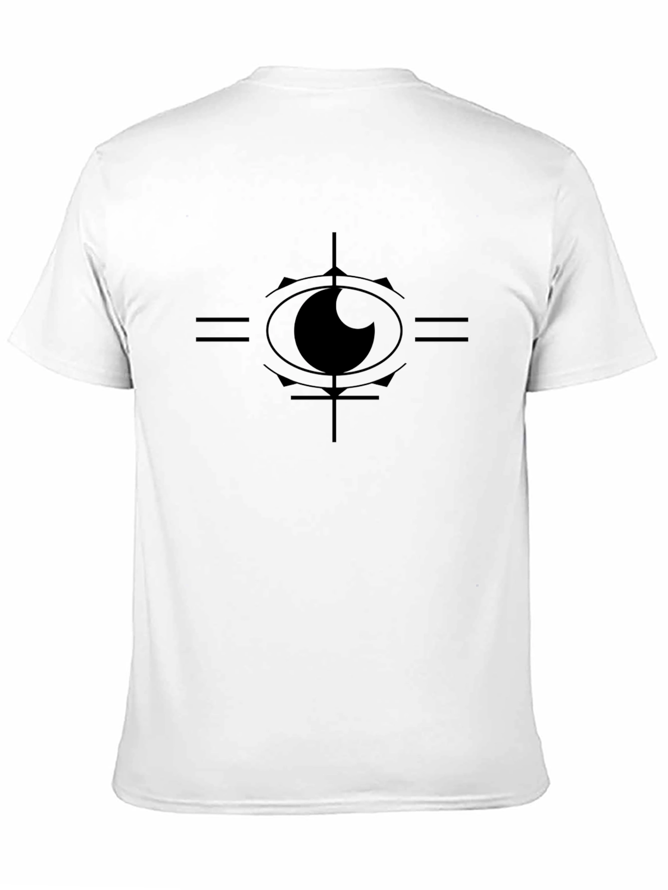 Eye Graphic Tee - Black Cotton