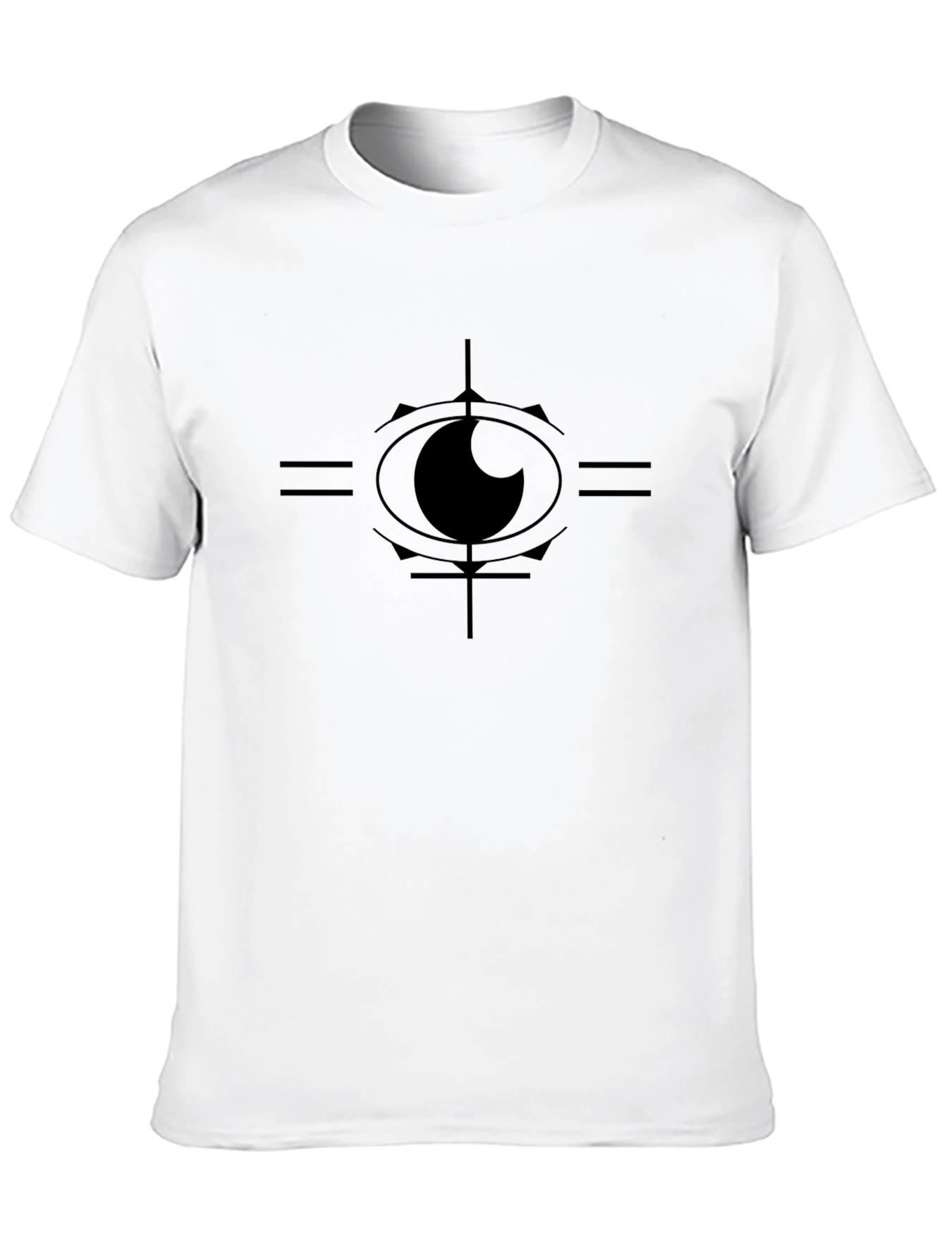 Eye Graphic Tee - Black Cotton