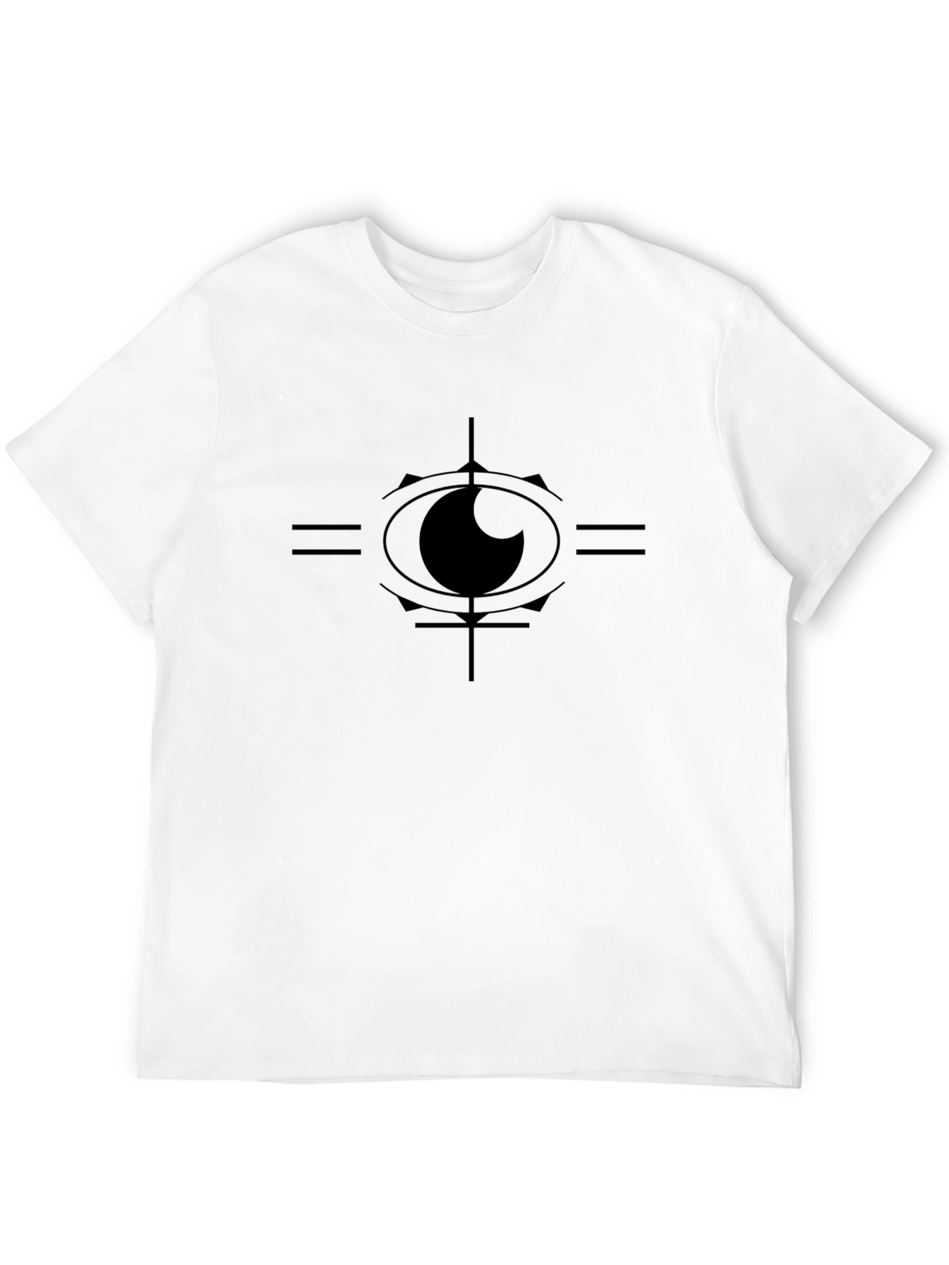 Eye Graphic Tee - Black Cotton