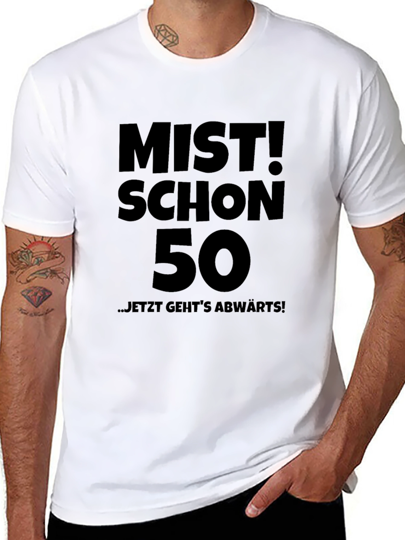 MIST! SCHON 50 - Funny 50th Birthday T-Shirt