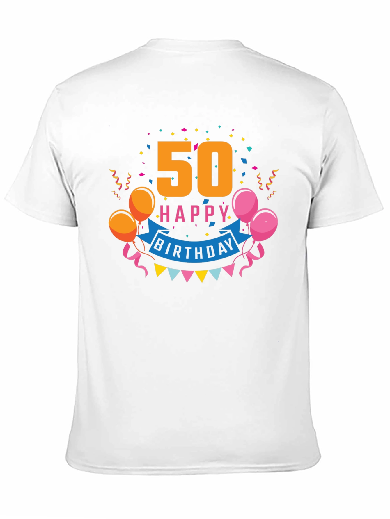 50th Happy Birthday Graphic Tee