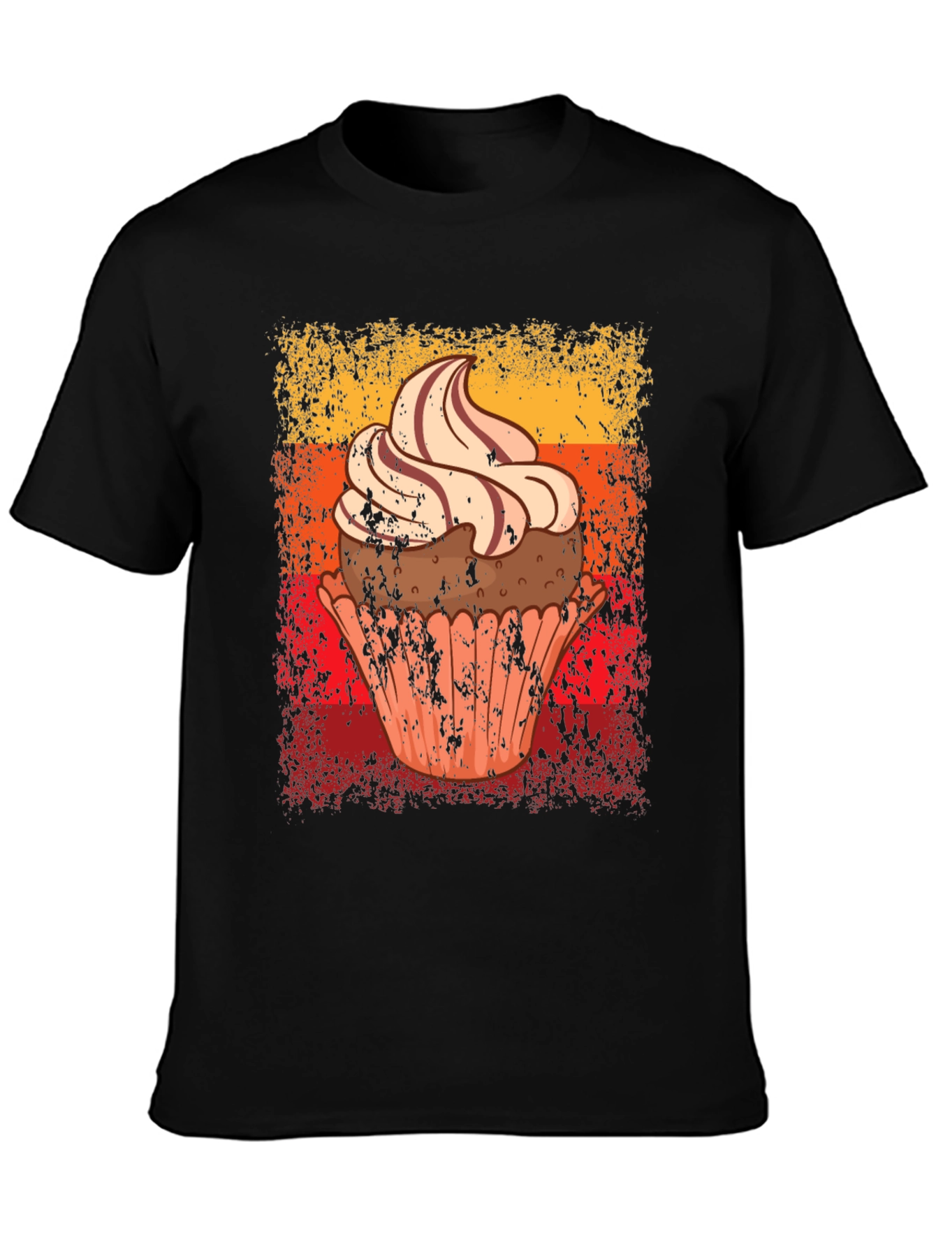Cupcake Graphic Tee - Novelty Dessert T-Shirt