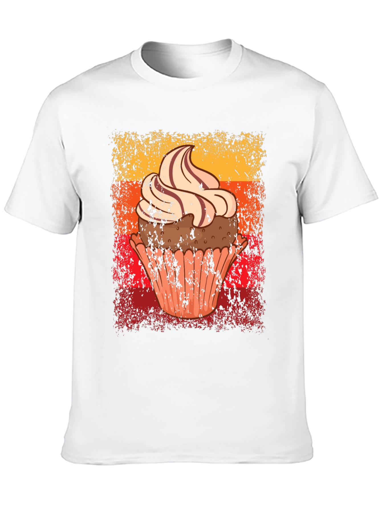 Cupcake Graphic Tee - Novelty Dessert T-Shirt
