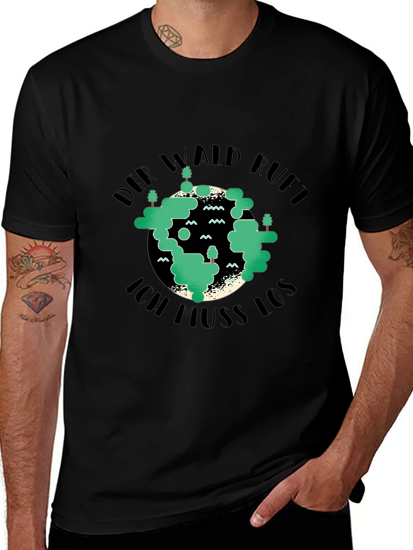 Der Wald Ruft T-Shirt - Nature Lovers Tee